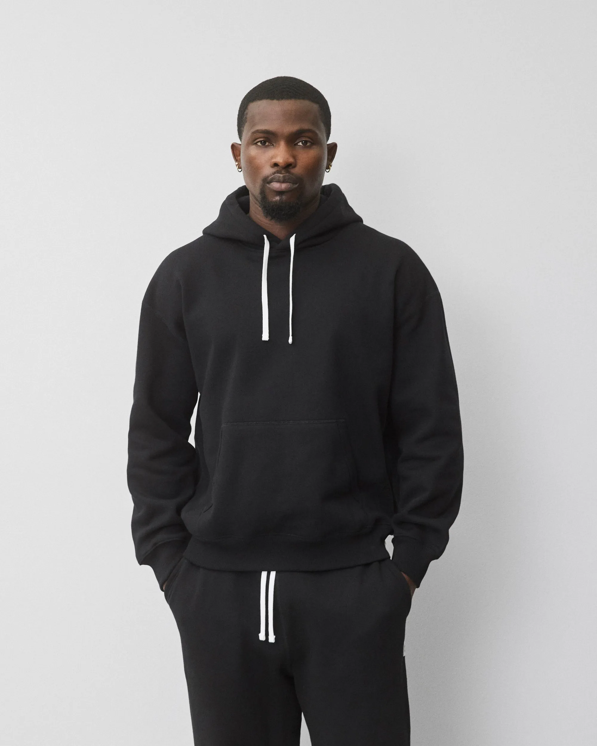 Brushed Fleece Relaxed Hoodie sold by Reigning Champ product image thumbnail 2