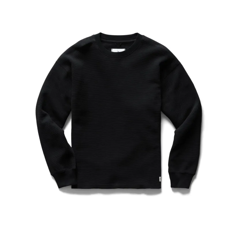 Flatback Thermal Crewneck sold by Reigning Champ