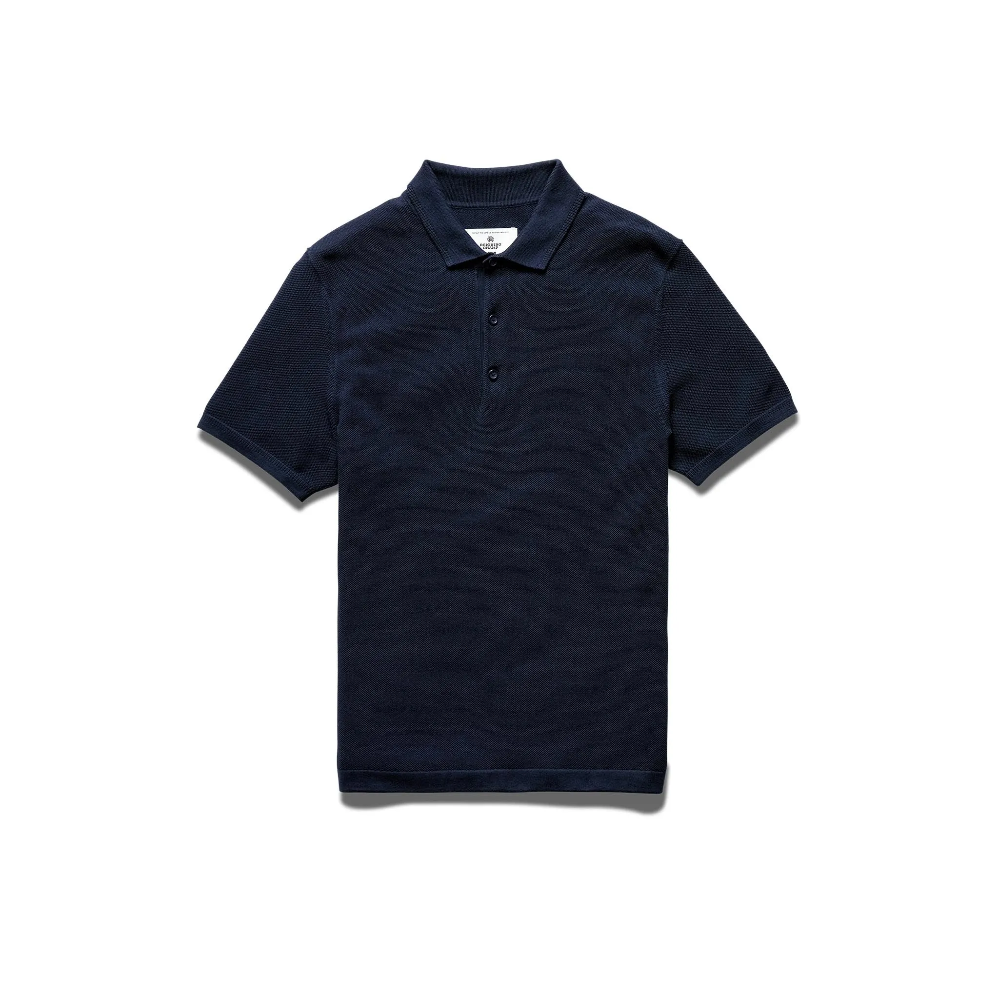 Supima Pique Ace Polo sold by Reigning Champ
