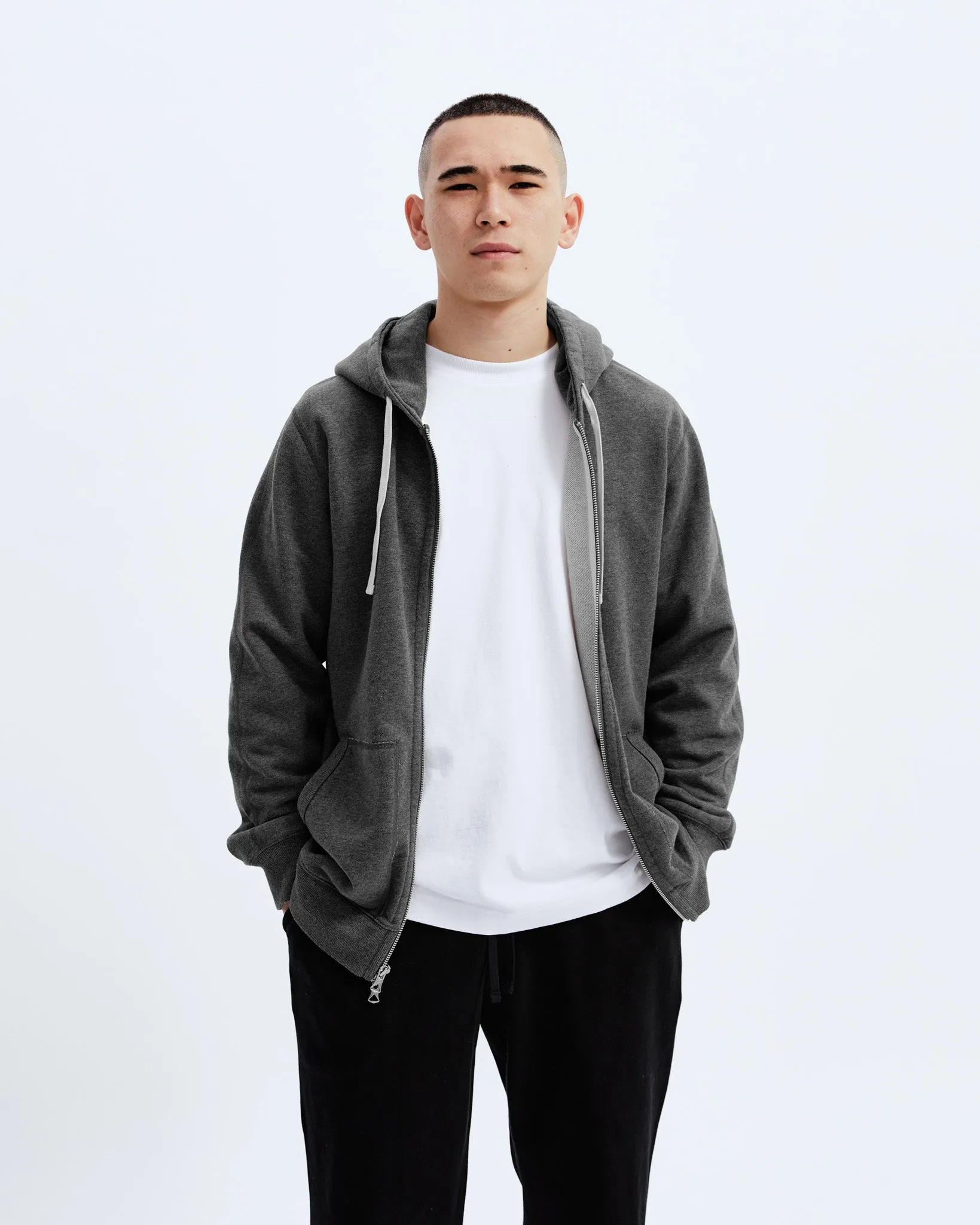 Midweight Terry Classic Full Zip Hoodie sold by Reigning Champ product image thumbnail 2