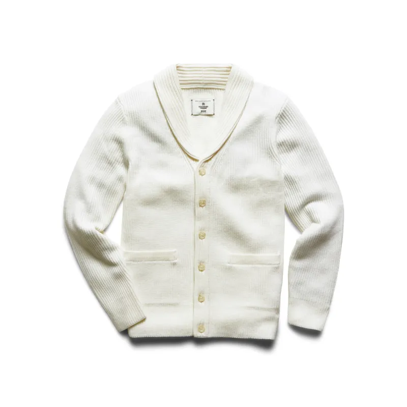 Heavyweight Merino Vinnie Cardigan sold by Reigning Champ
