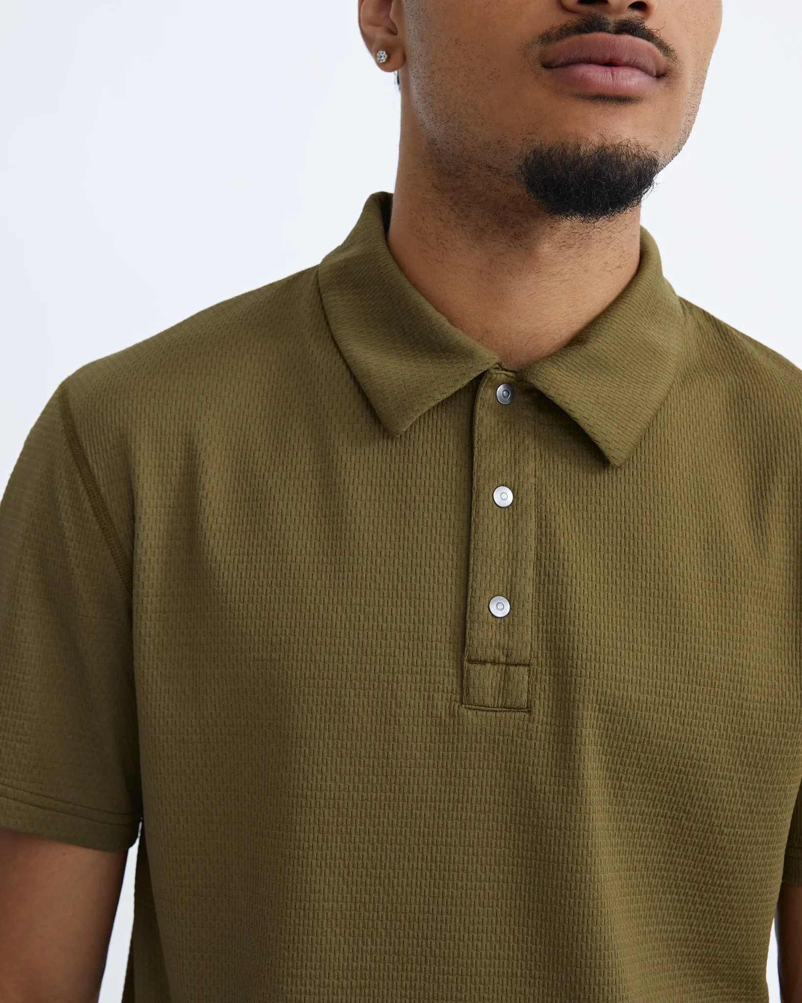 Solotex Mesh Polo sold by Reigning Champ product image thumbnail 3