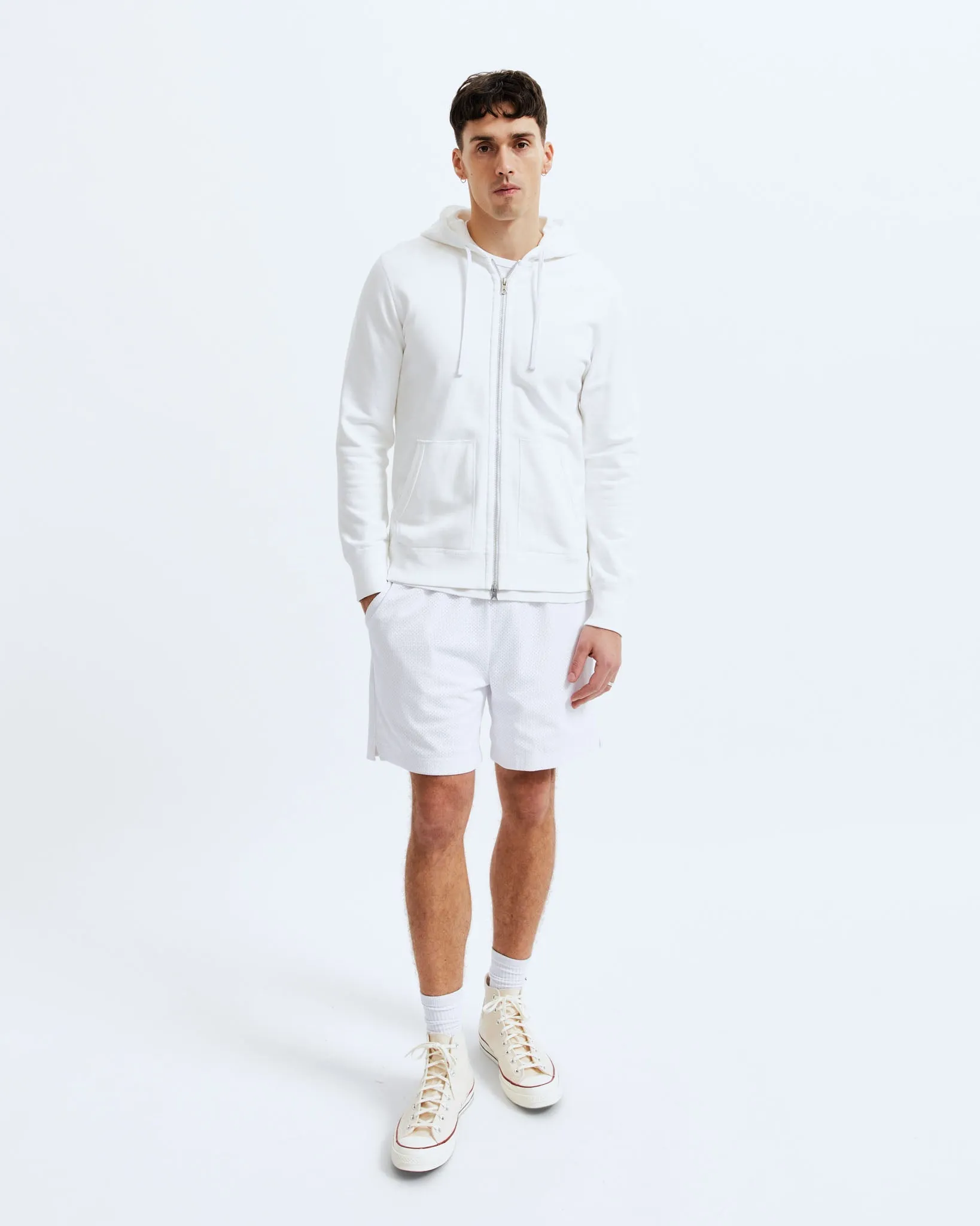 Midweight Terry Slim Zip Hoodie sold by Reigning Champ product image thumbnail 5