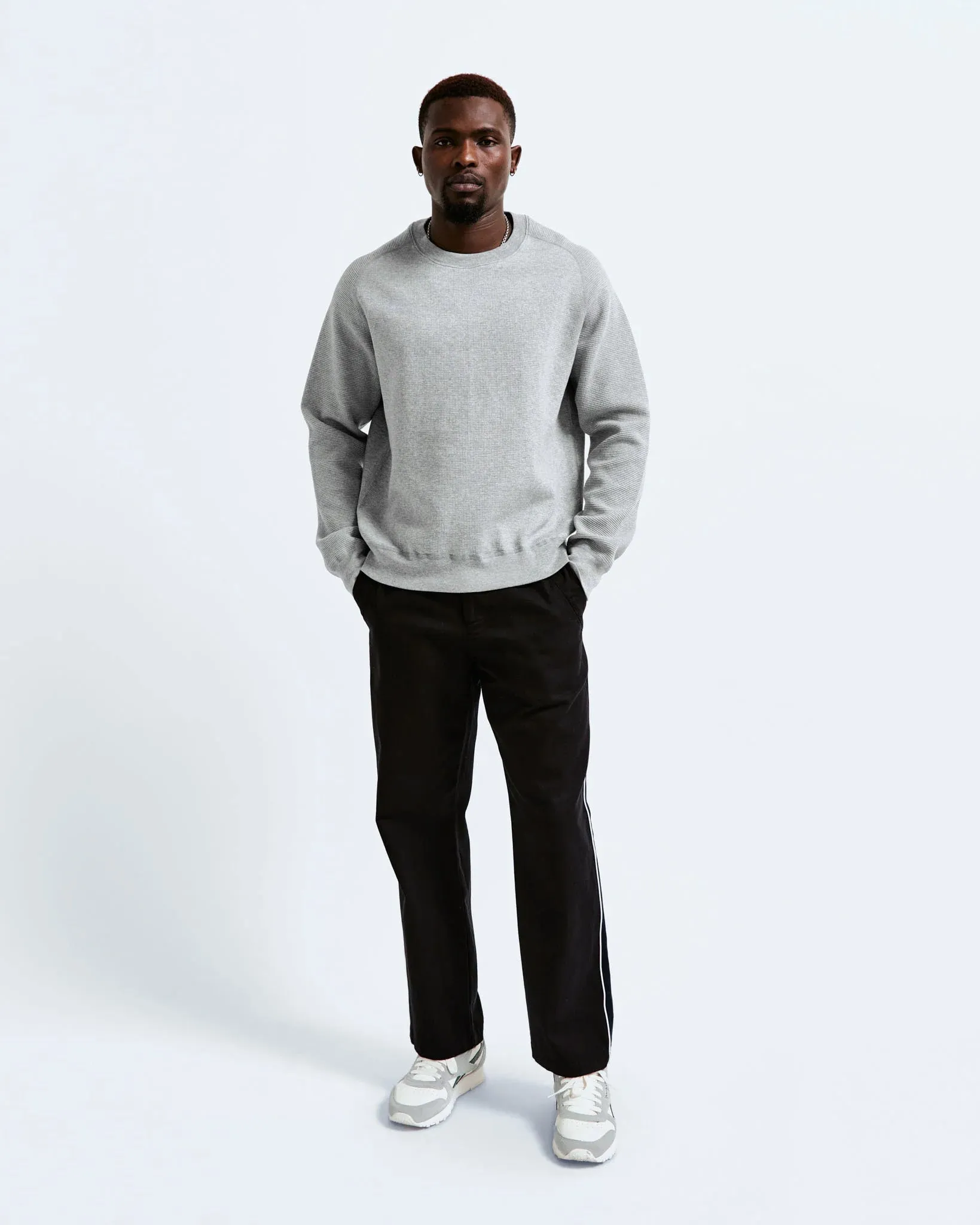Flatback Thermal Raglan Crewneck sold by Reigning Champ product image thumbnail 5