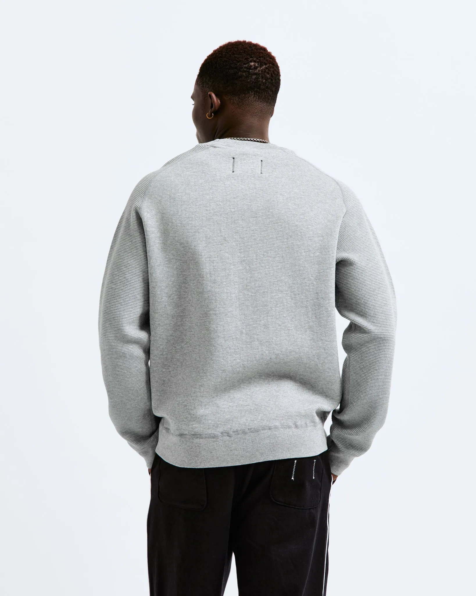 Flatback Thermal Raglan Crewneck sold by Reigning Champ product image thumbnail 4