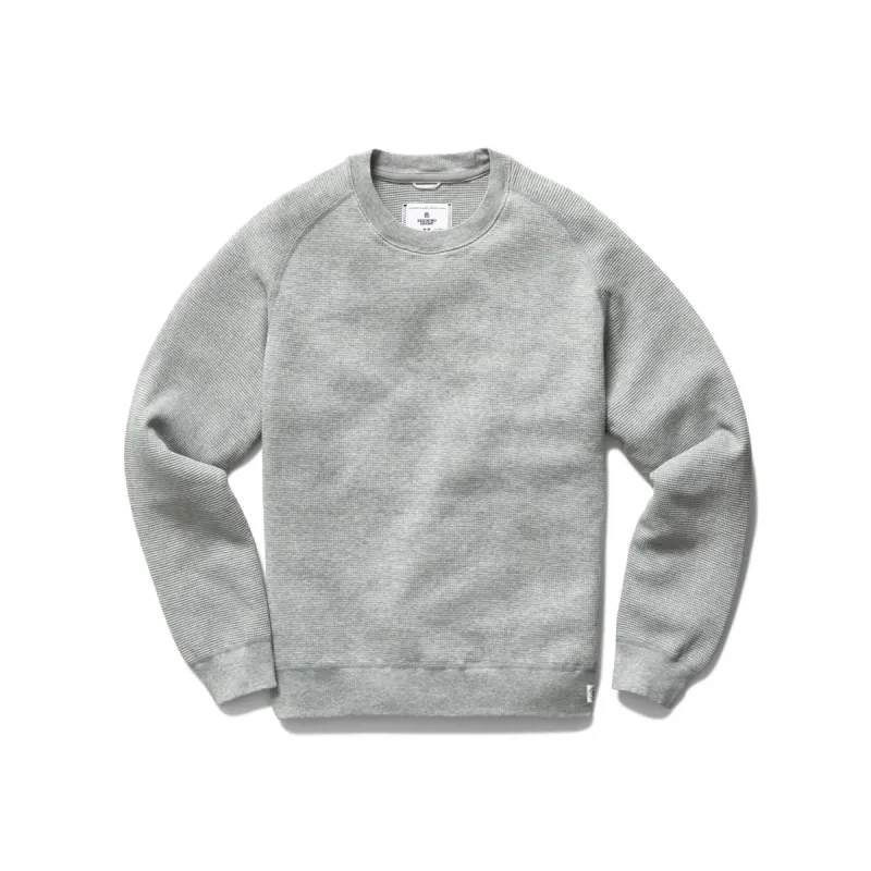 Flatback Thermal Raglan Crewneck sold by Reigning Champ