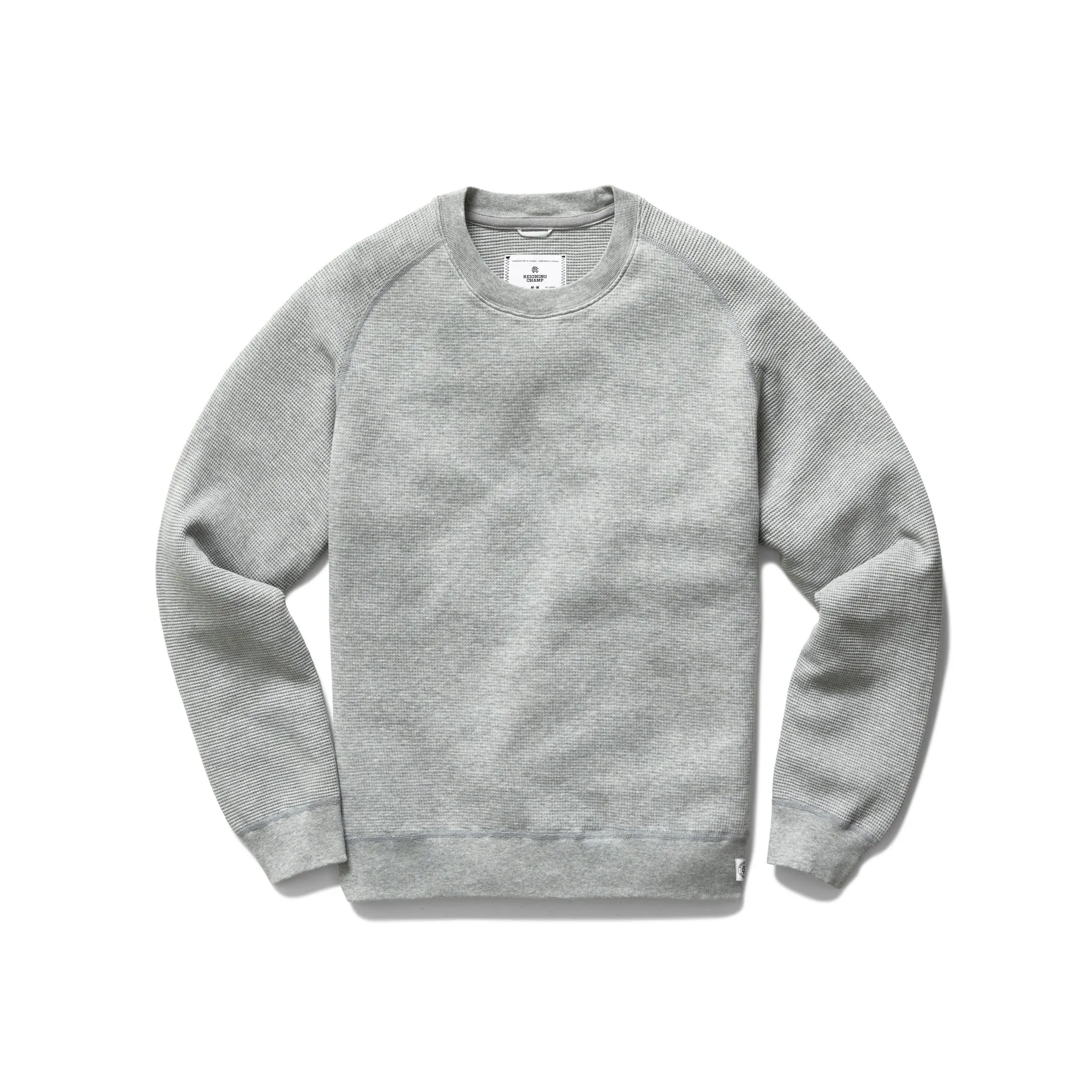 Flatback Thermal Raglan Crewneck sold by Reigning Champ