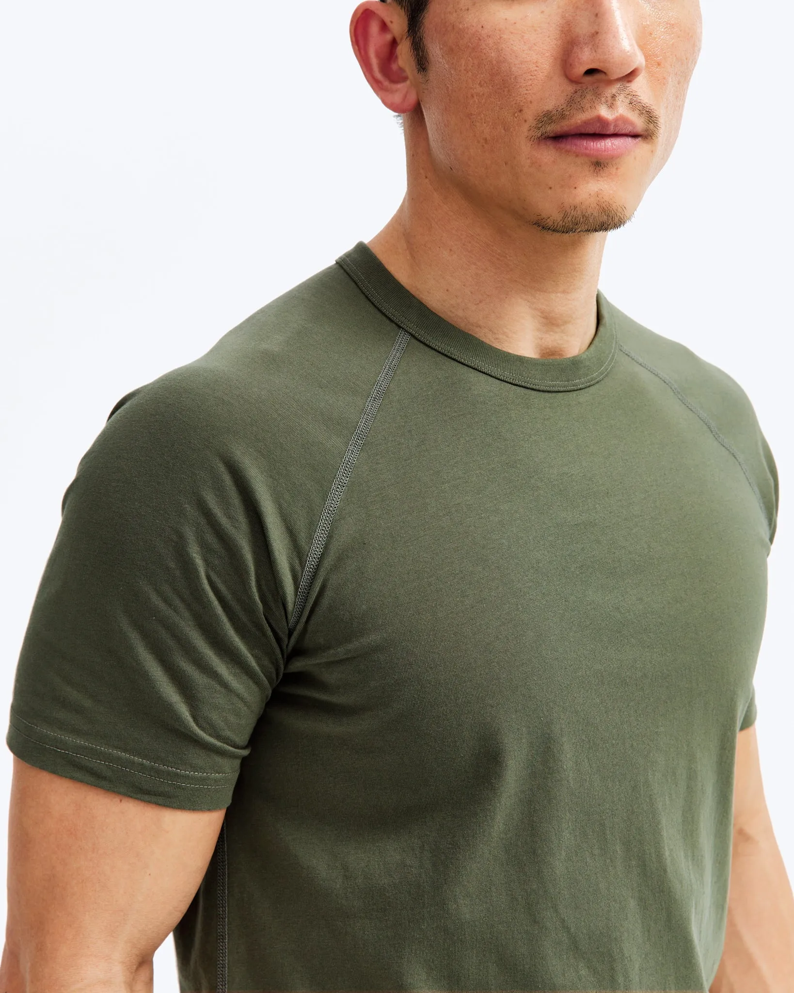 Lightweight Jersey Raglan T-Shirt - Vault sold by Reigning Champ product image thumbnail 3