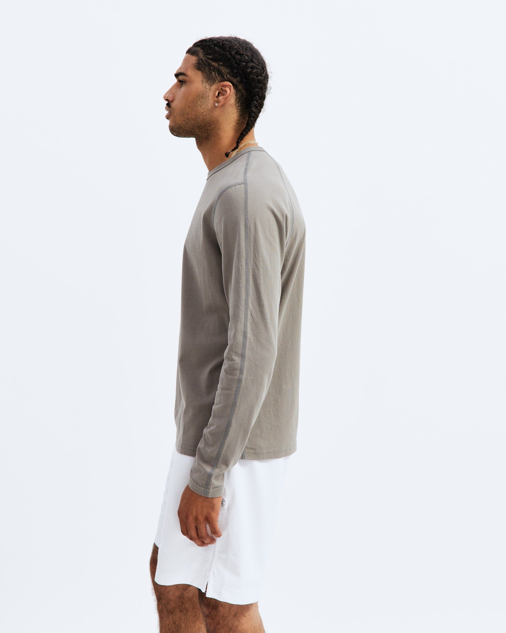 Lightweight Jersey Long Sleeve sold by Reigning Champ product image thumbnail 3