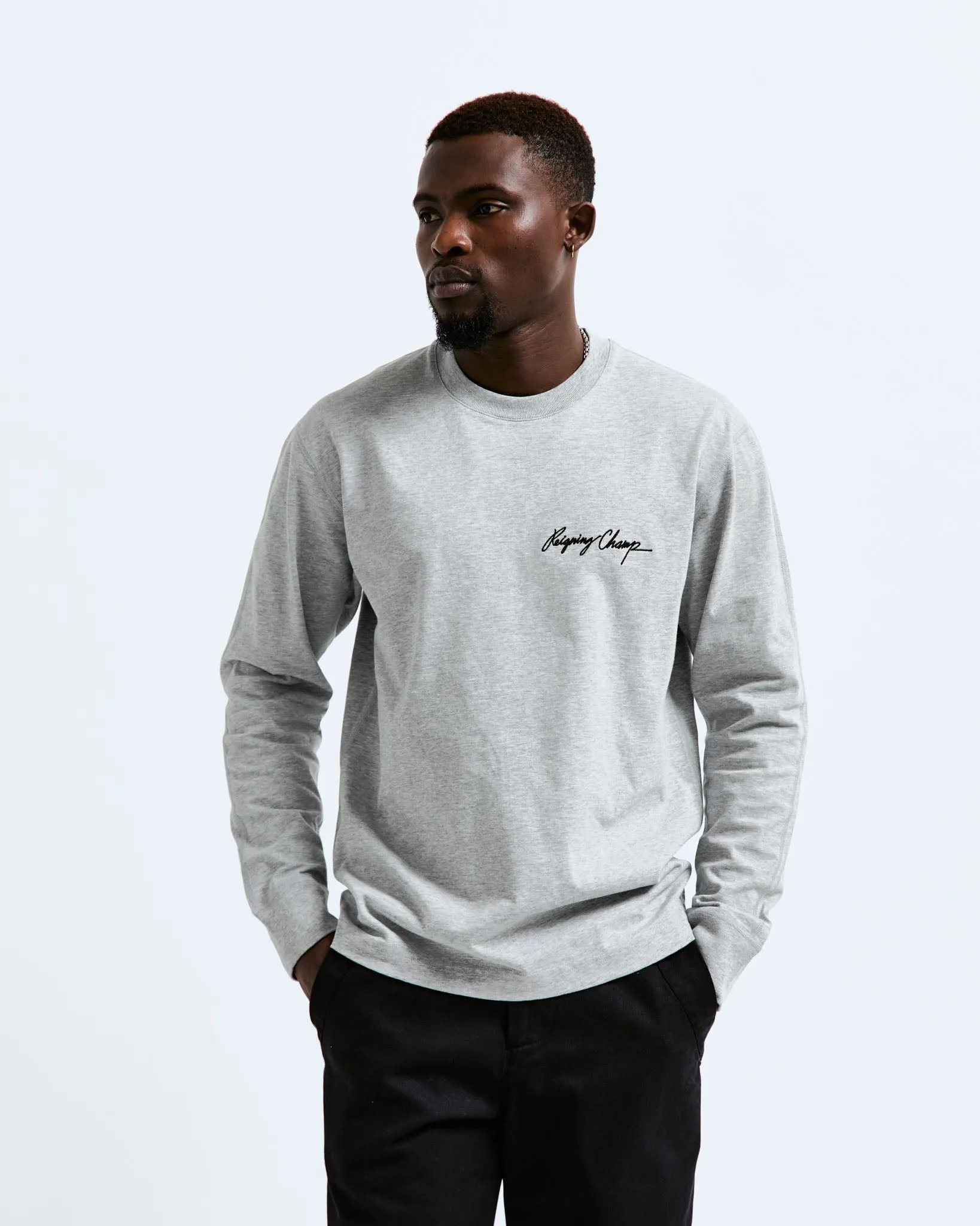 Midweight Jersey Autograph Long Sleeve sold by Reigning Champ product image thumbnail 2