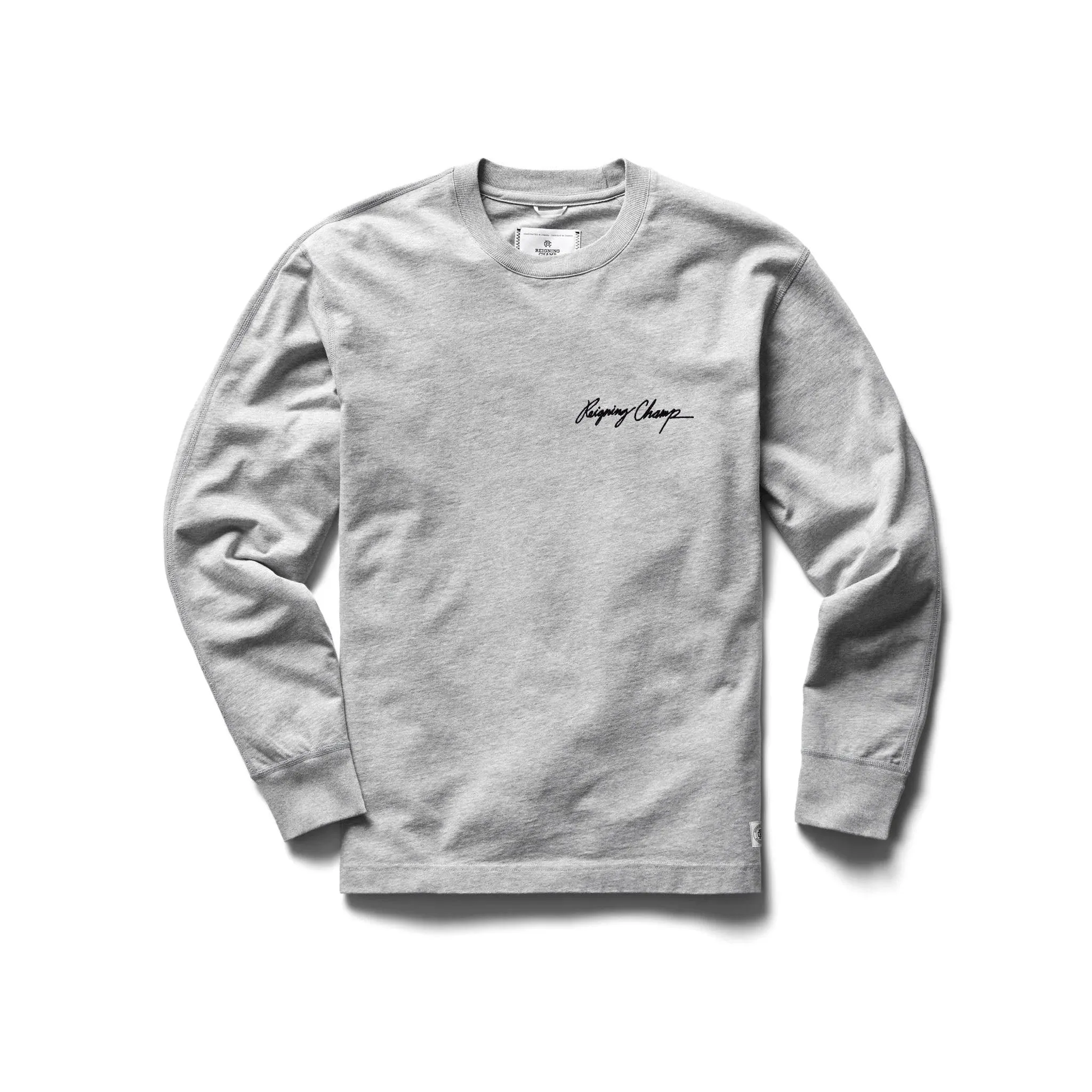 Midweight Jersey Autograph Long Sleeve sold by Reigning Champ