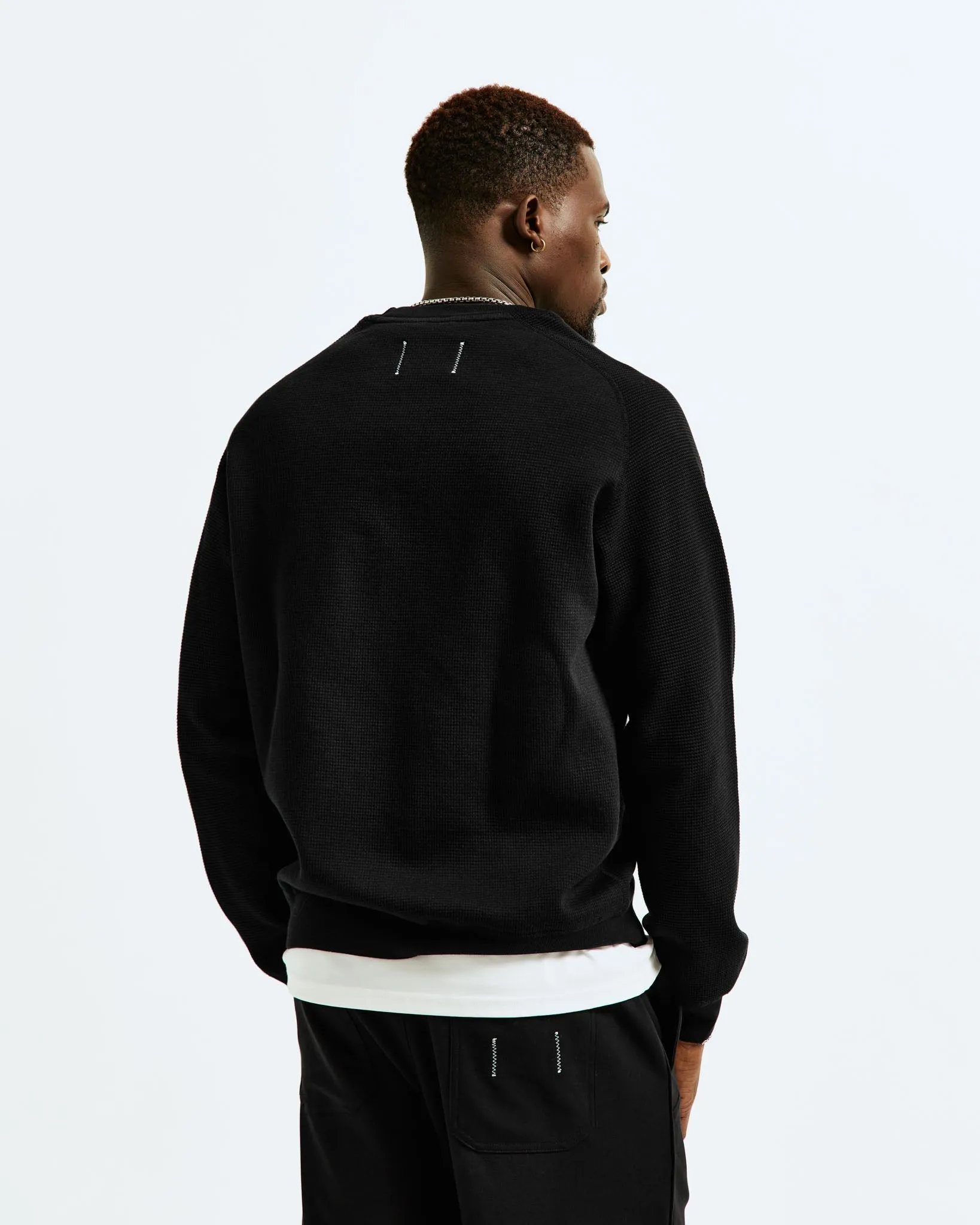 Flatback Thermal Raglan Crewneck sold by Reigning Champ product image thumbnail 4