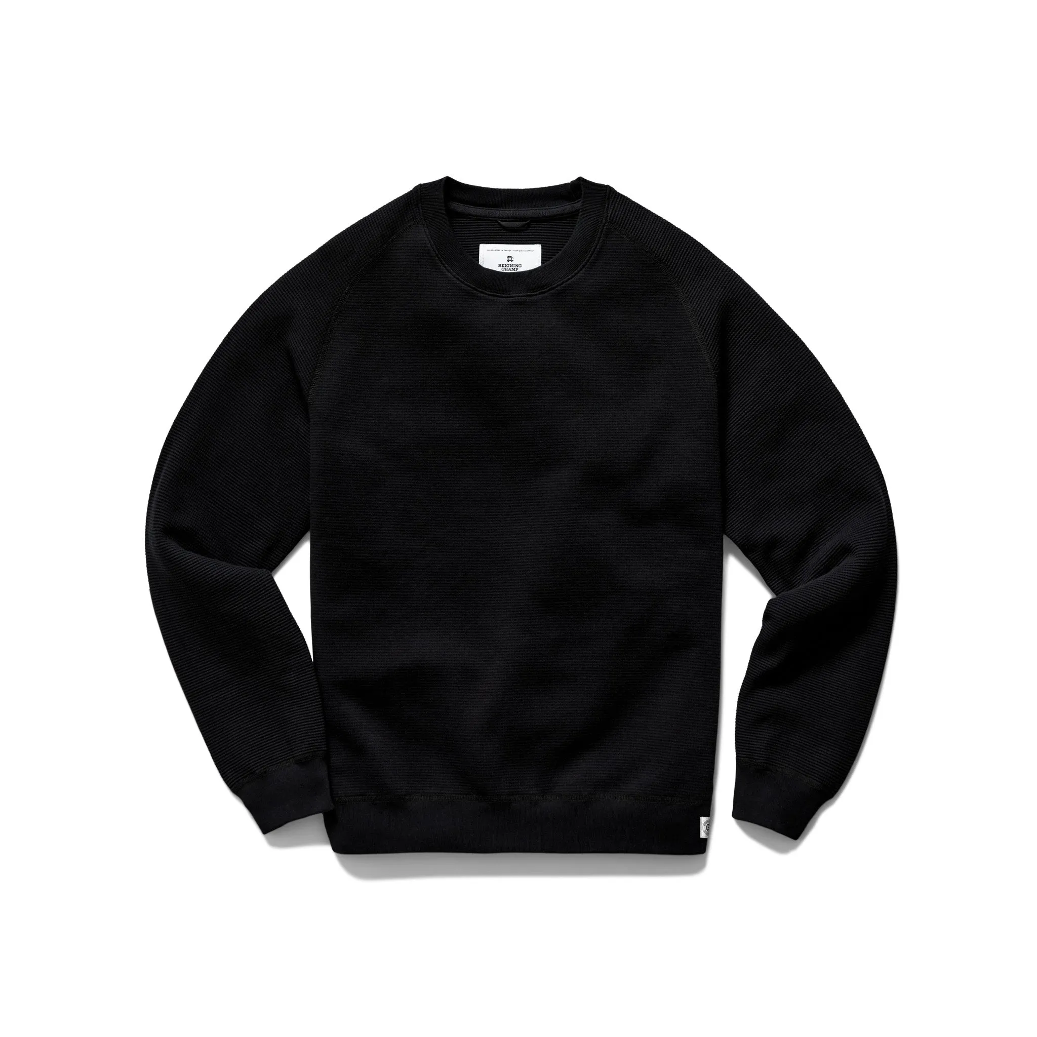 Flatback Thermal Raglan Crewneck sold by Reigning Champ