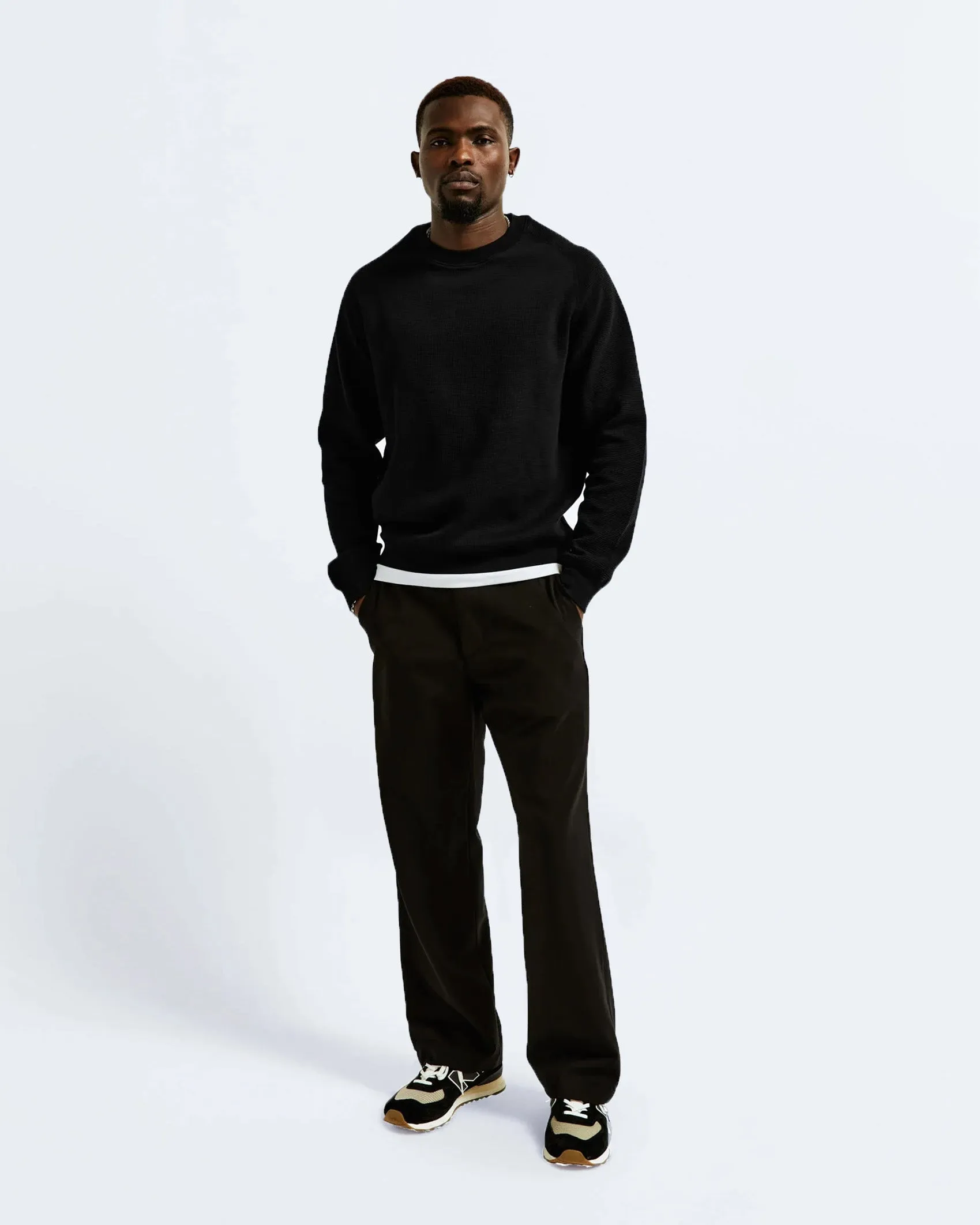 Flatback Thermal Raglan Crewneck sold by Reigning Champ product image thumbnail 5