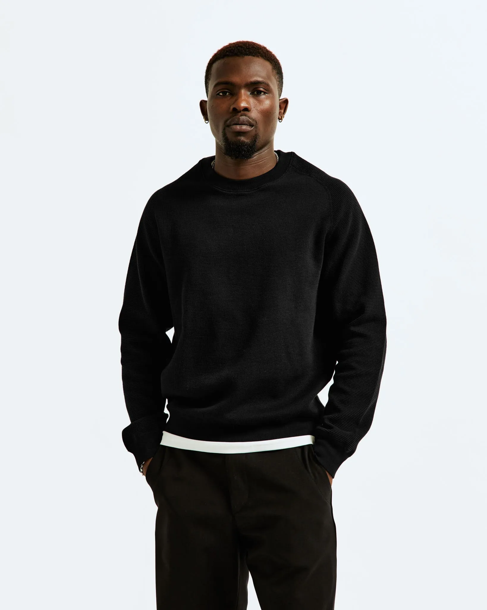 Flatback Thermal Raglan Crewneck sold by Reigning Champ product image thumbnail 2