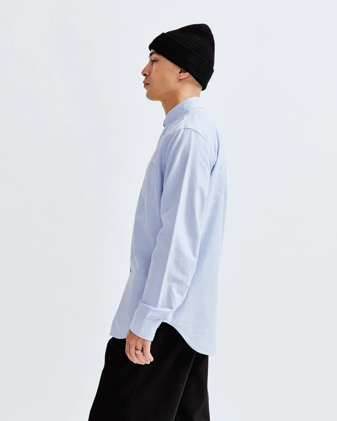 Cotton Oxford Windsor Standard Shirt - Vault sold by Reigning Champ product image thumbnail 3