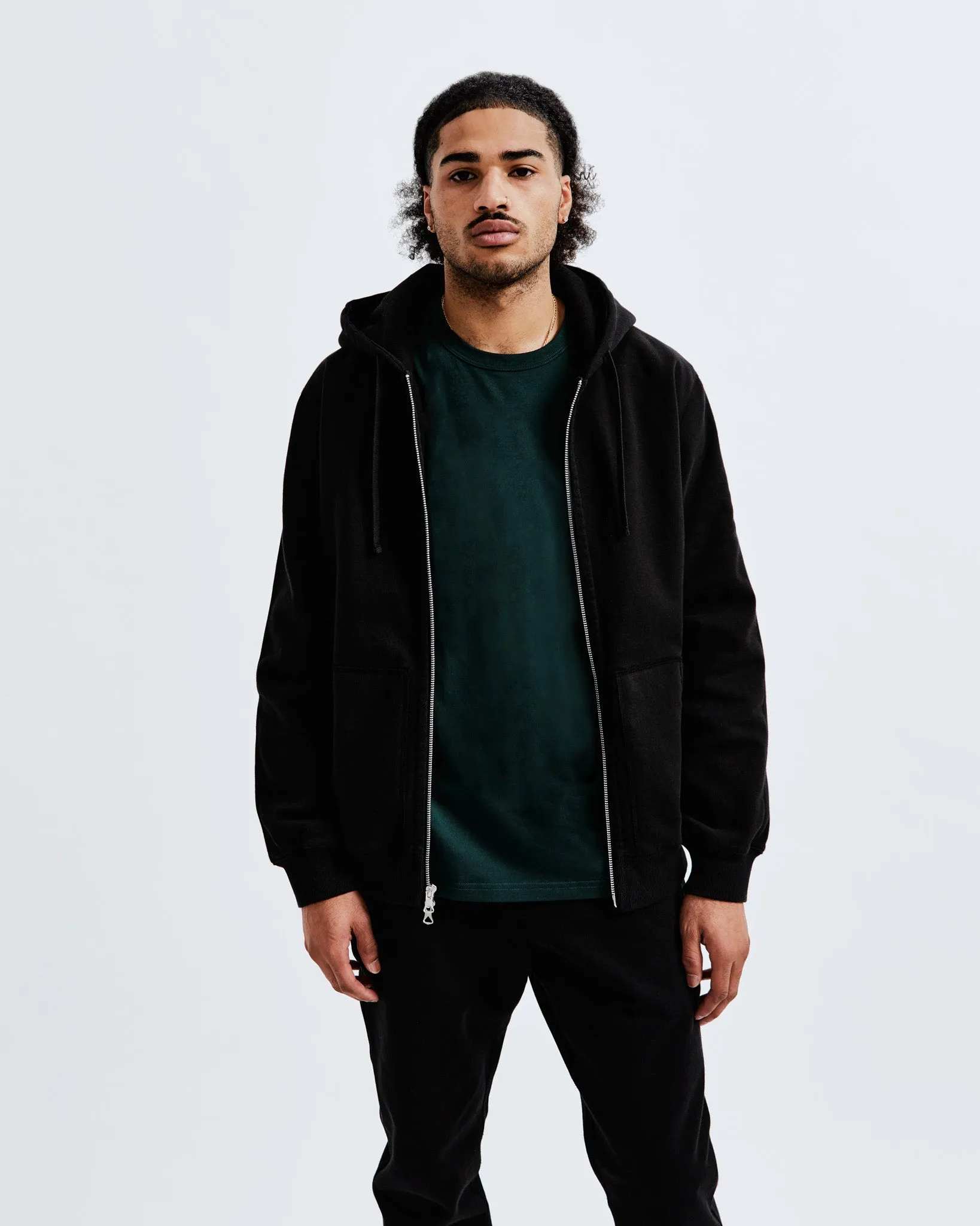Heavyweight Fleece Classic Zip Hoodie sold by Reigning Champ product image thumbnail 2