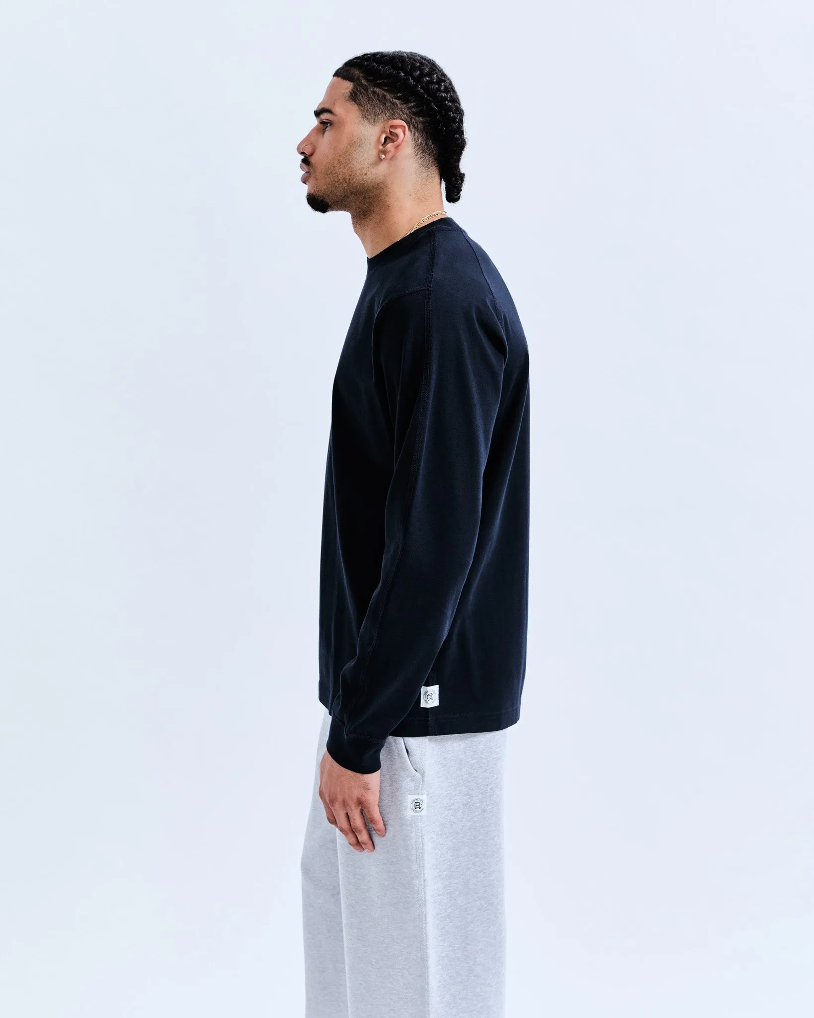 Midweight Jersey Standard Long Sleeve sold by Reigning Champ product image thumbnail 3