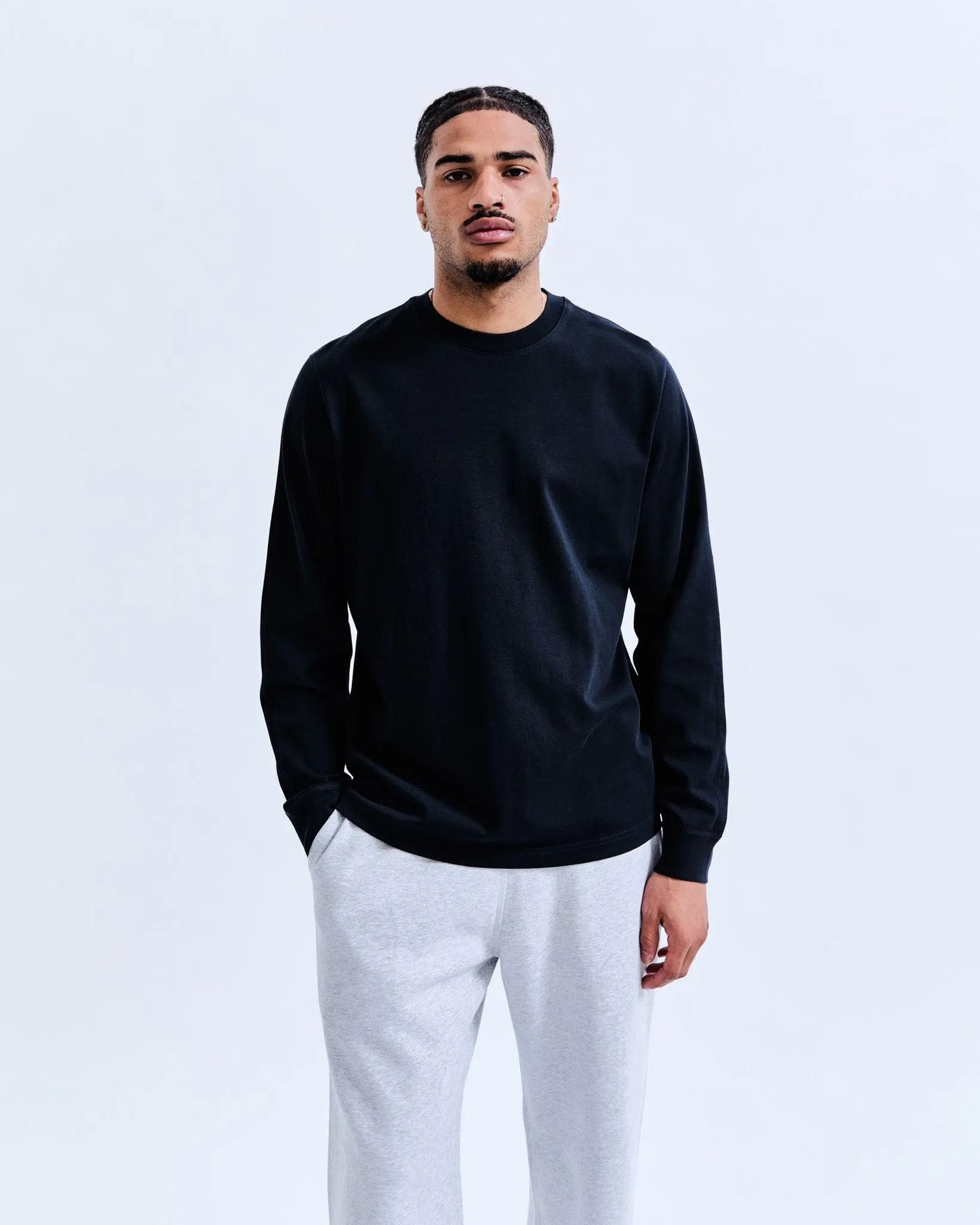 Midweight Jersey Standard Long Sleeve sold by Reigning Champ product image thumbnail 2