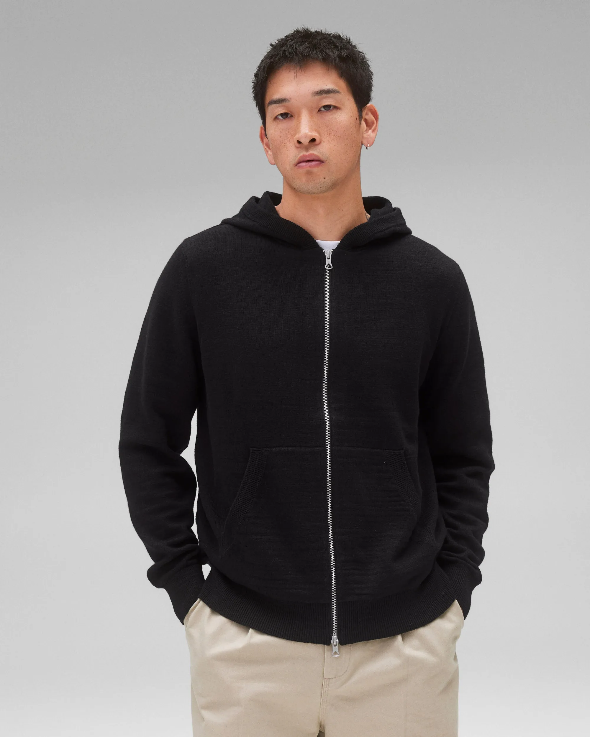 Cotton Slub Laurel Full Zip Hoodie sold by Reigning Champ product image thumbnail 2
