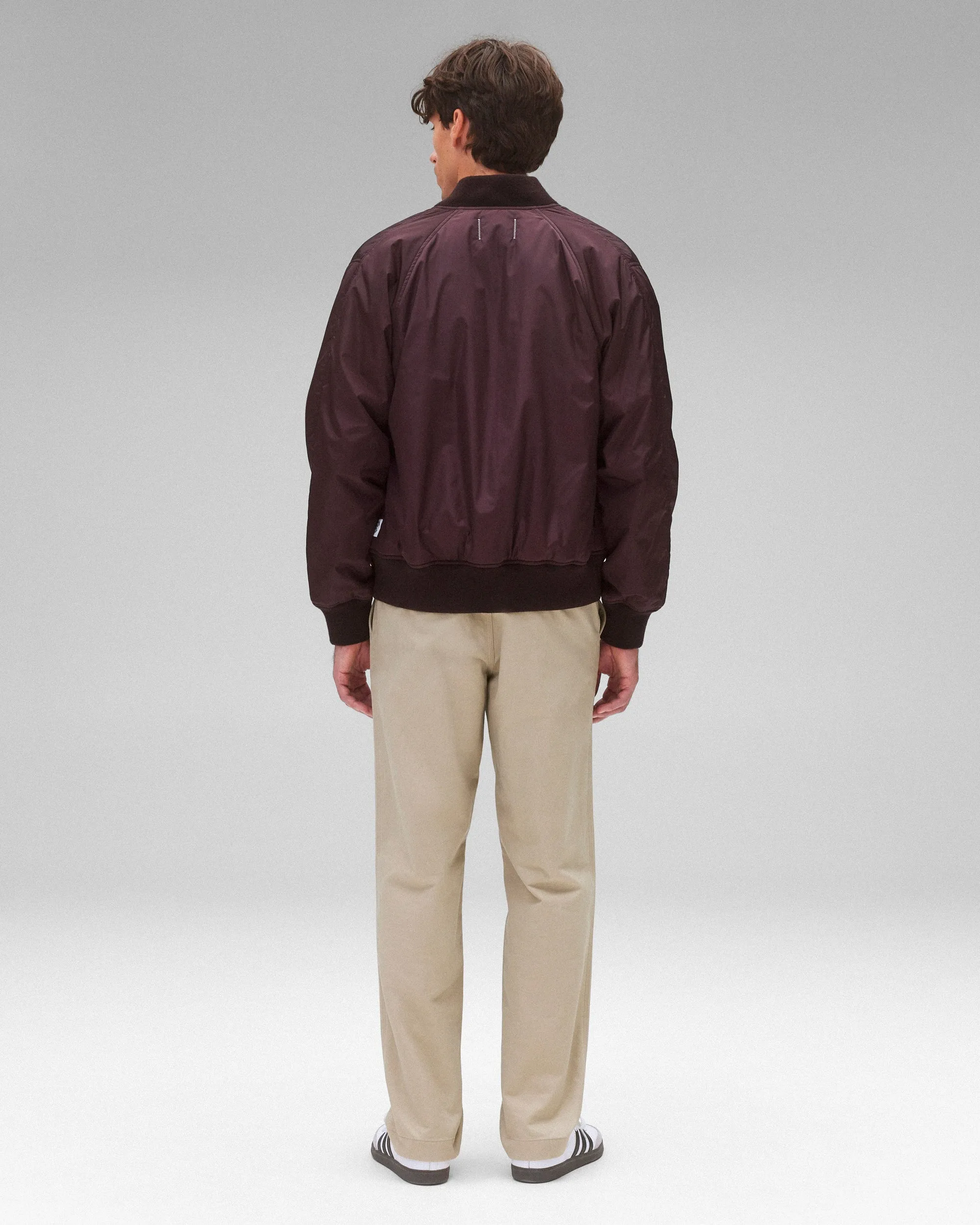 Econyl Satin Nylon Stadium Jacket sold by Reigning Champ product image thumbnail 5