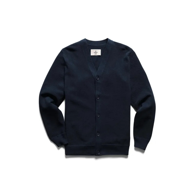 Supima Pique Ace Cardigan sold by Reigning Champ