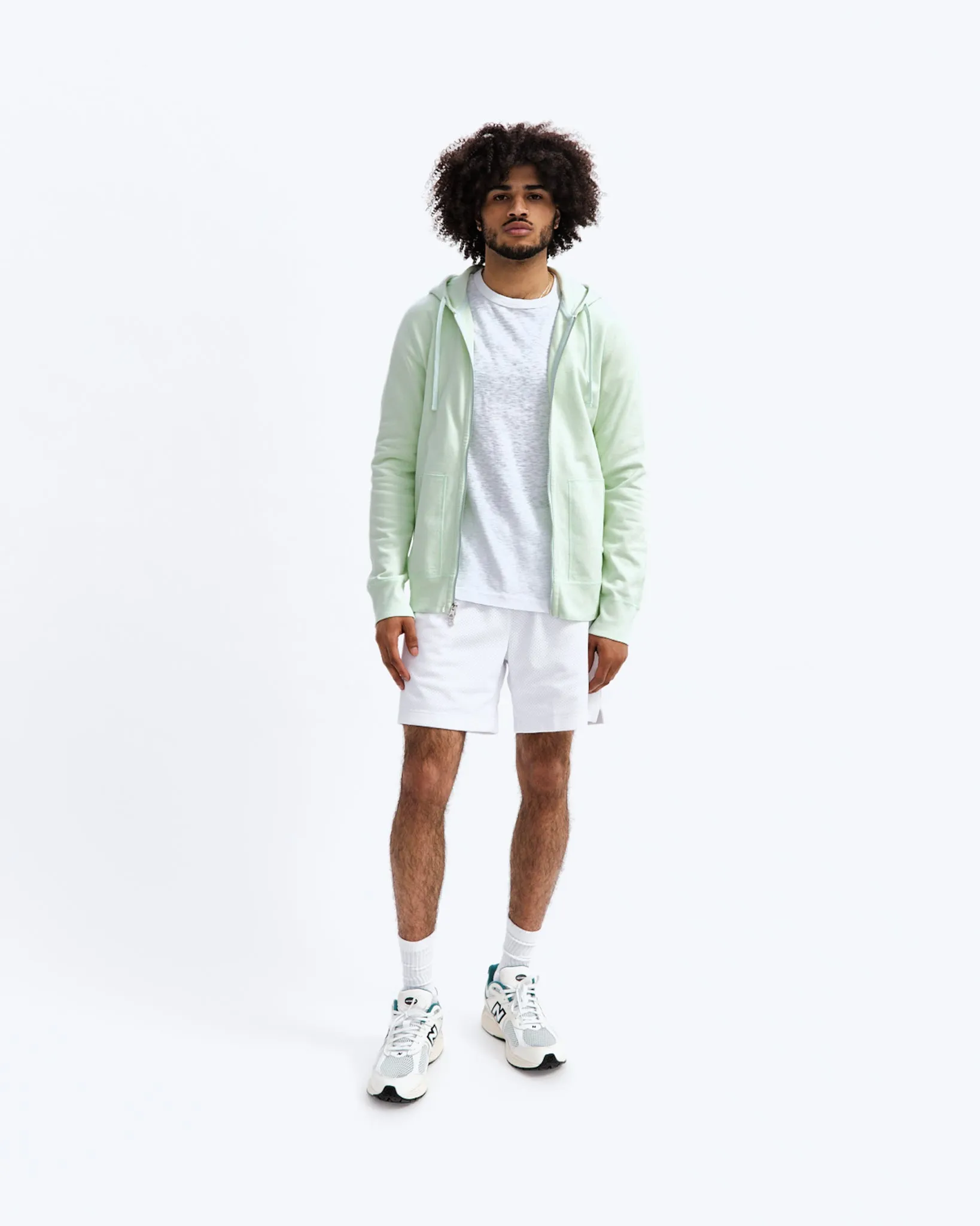 Lightweight Terry Slim Zip Hoodie sold by Reigning Champ product image thumbnail 3