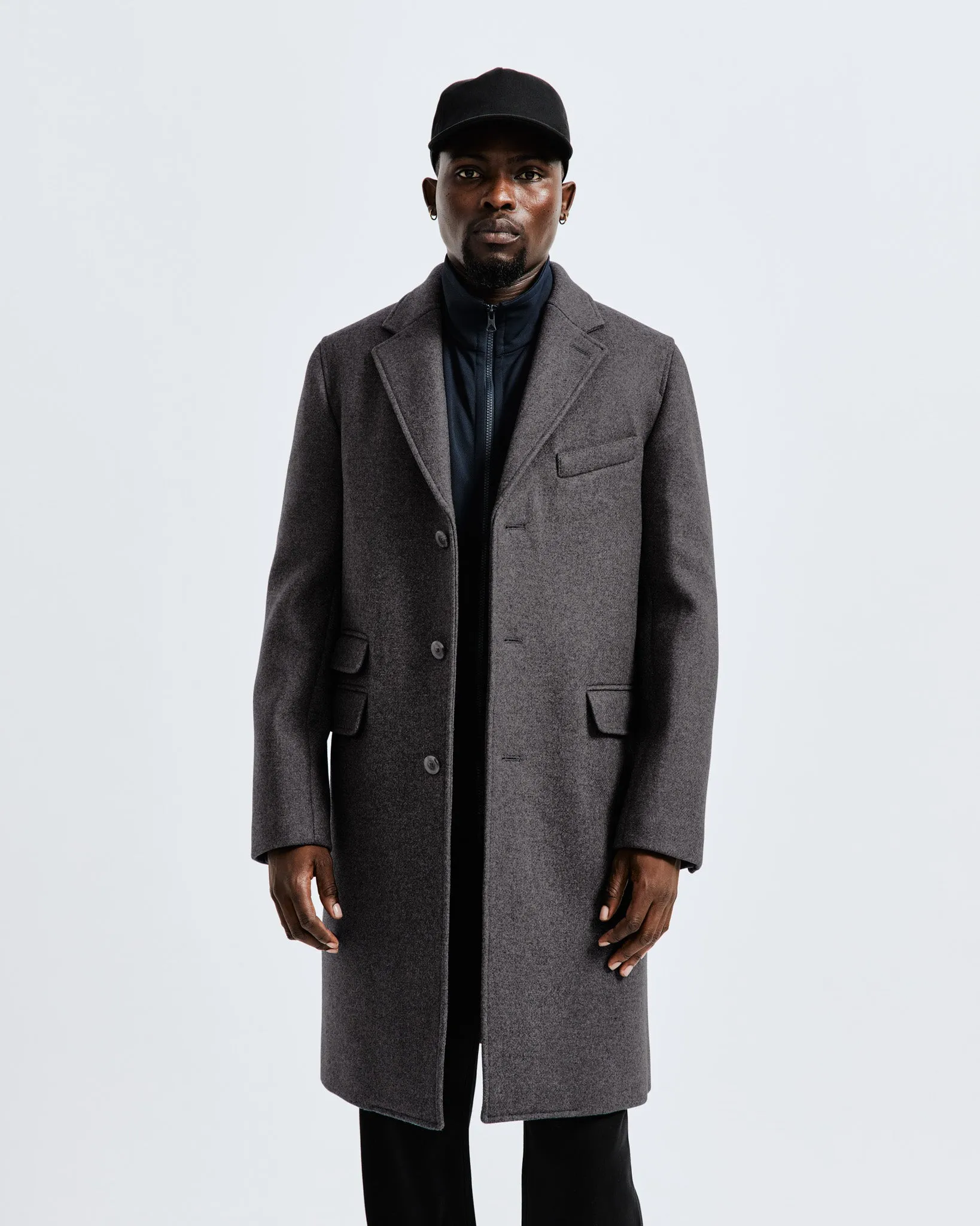 Melton Wool Away Coat sold by Reigning Champ product image thumbnail 2