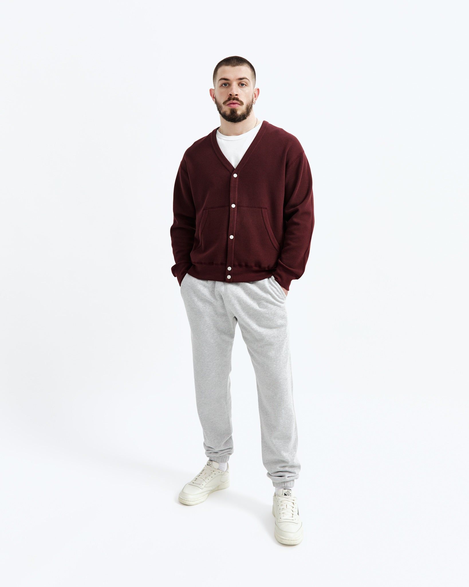 Flatback Thermal Cardigan sold by Reigning Champ product image thumbnail 3