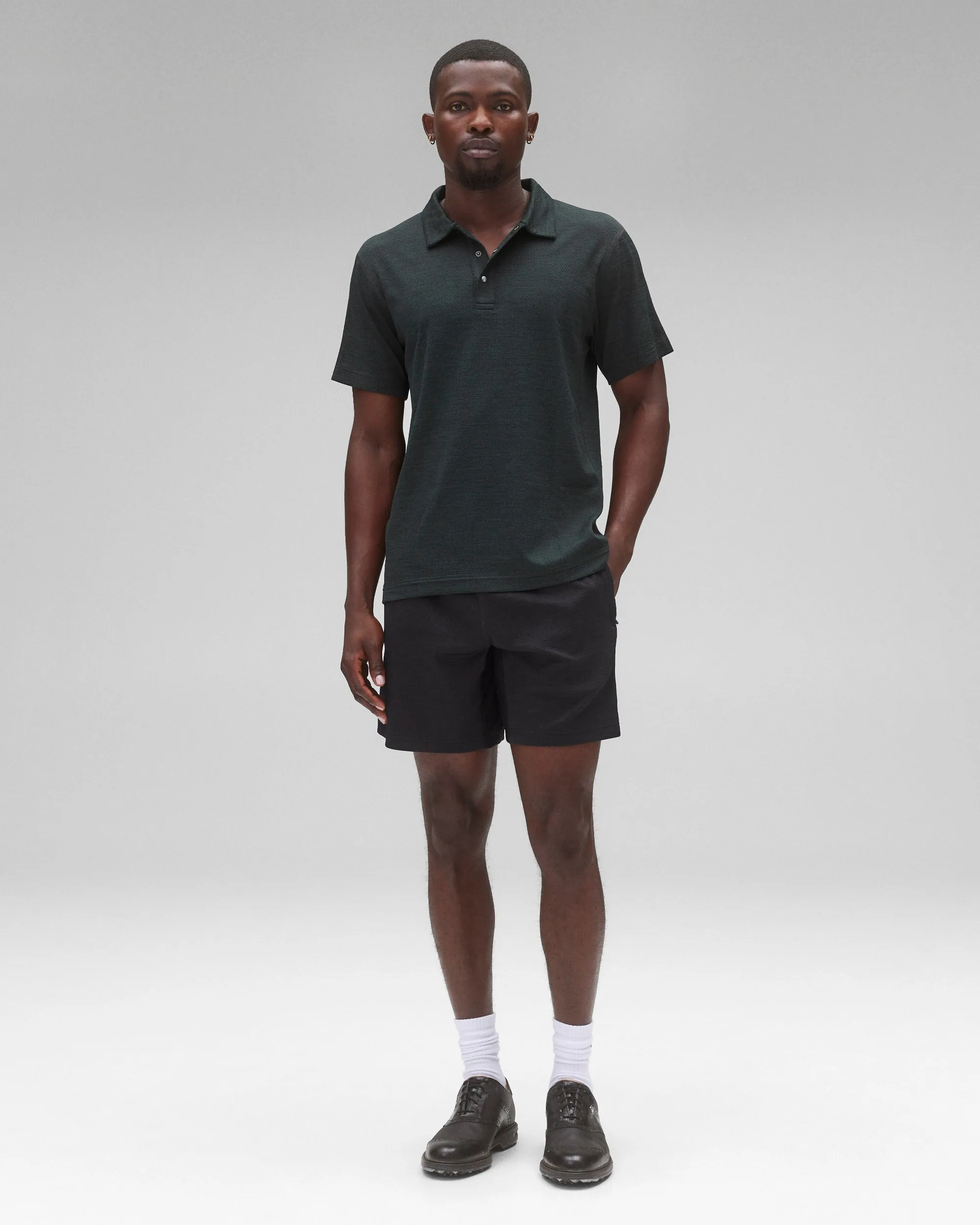 Solotex Mesh Tiebreak Standard Polo sold by Reigning Champ product image thumbnail 3