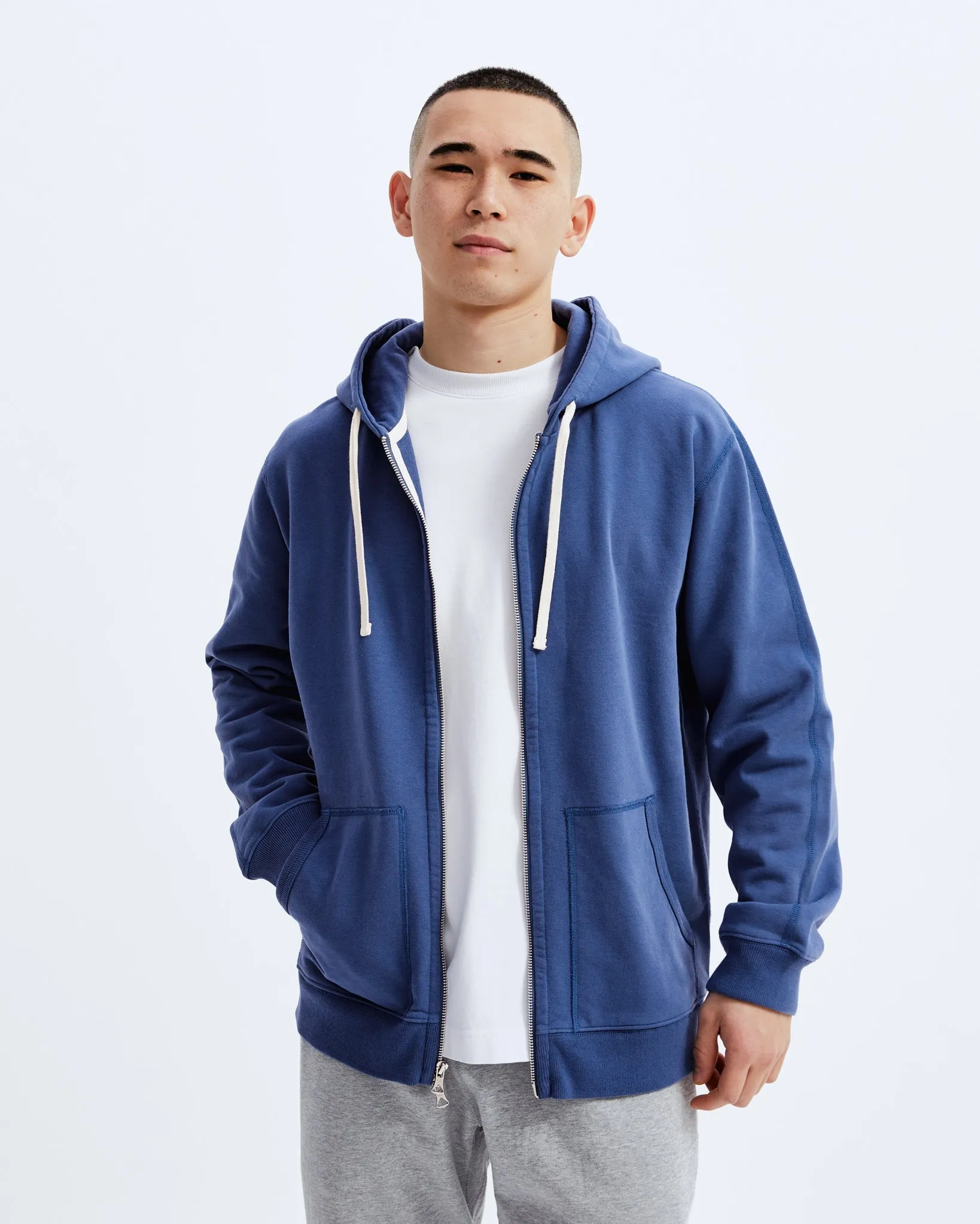 Midweight Terry Classic Full Zip Hoodie - Vault sold by Reigning Champ product image thumbnail 2
