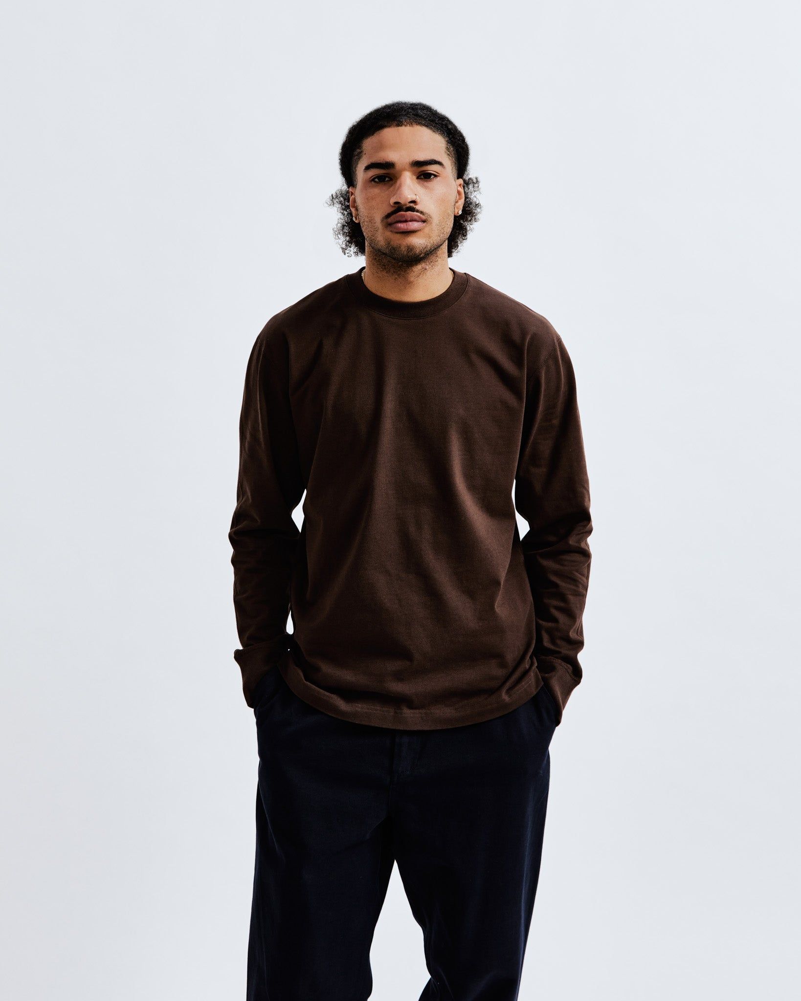 Midweight Jersey Long Sleeve sold by Reigning Champ product image thumbnail 2