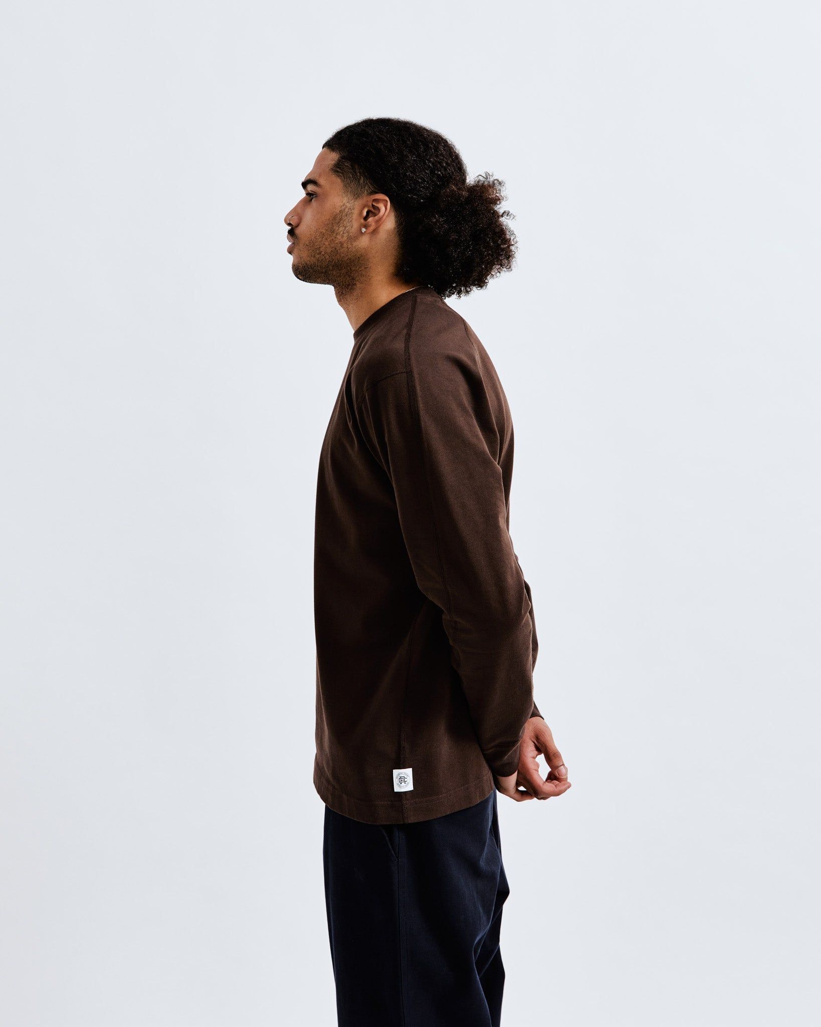 Midweight Jersey Long Sleeve sold by Reigning Champ product image thumbnail 3