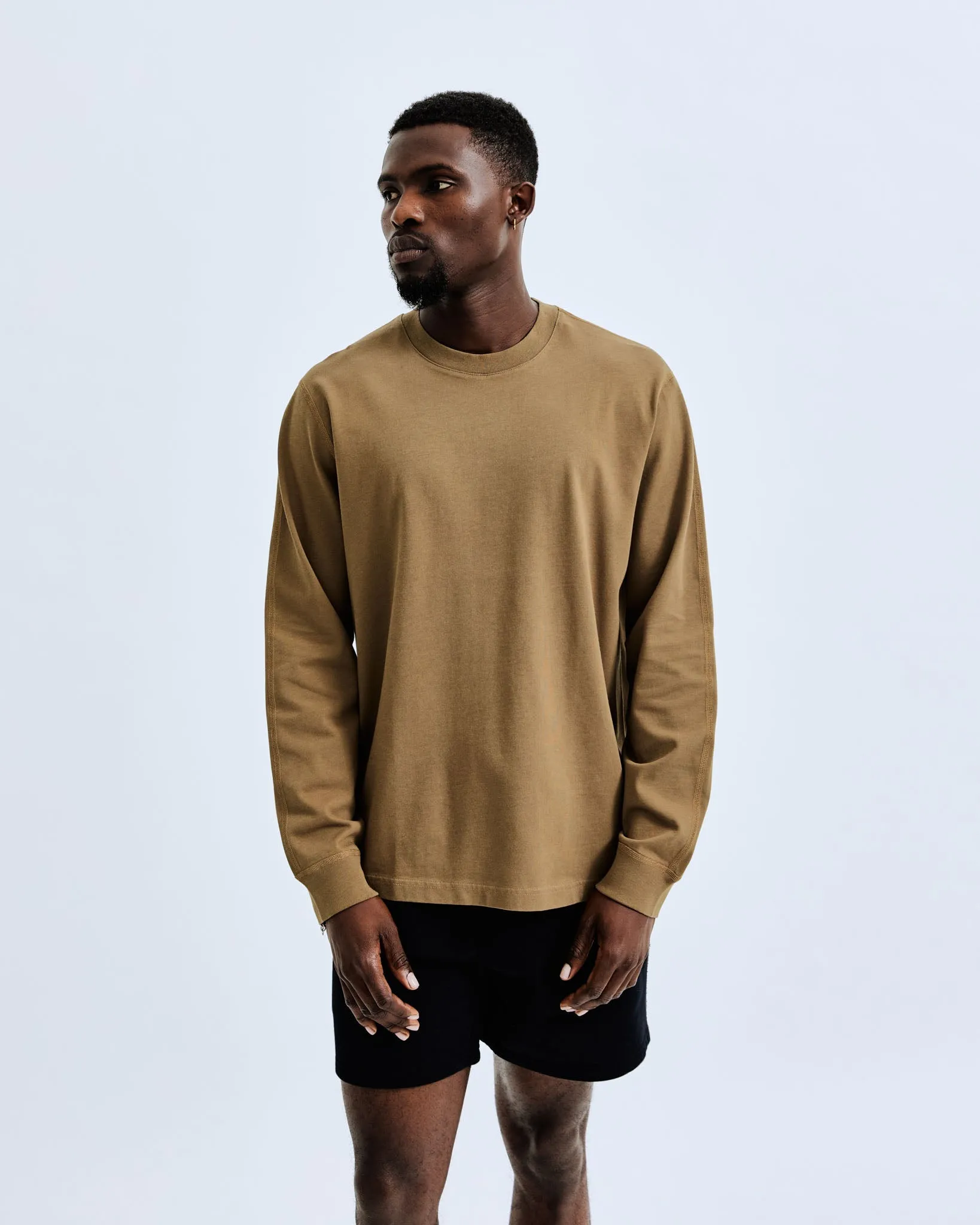 Midweight Jersey Standard Long Sleeve sold by Reigning Champ product image thumbnail 3