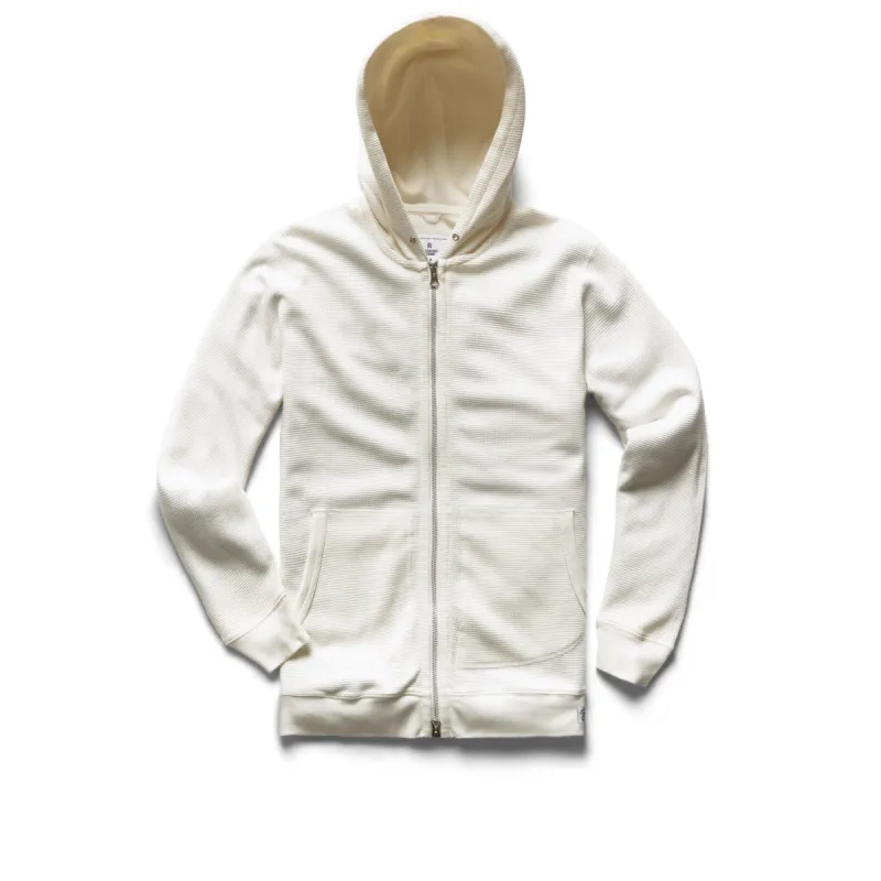 Lightweight Waffle Full Zip Hoodie sold by Reigning Champ