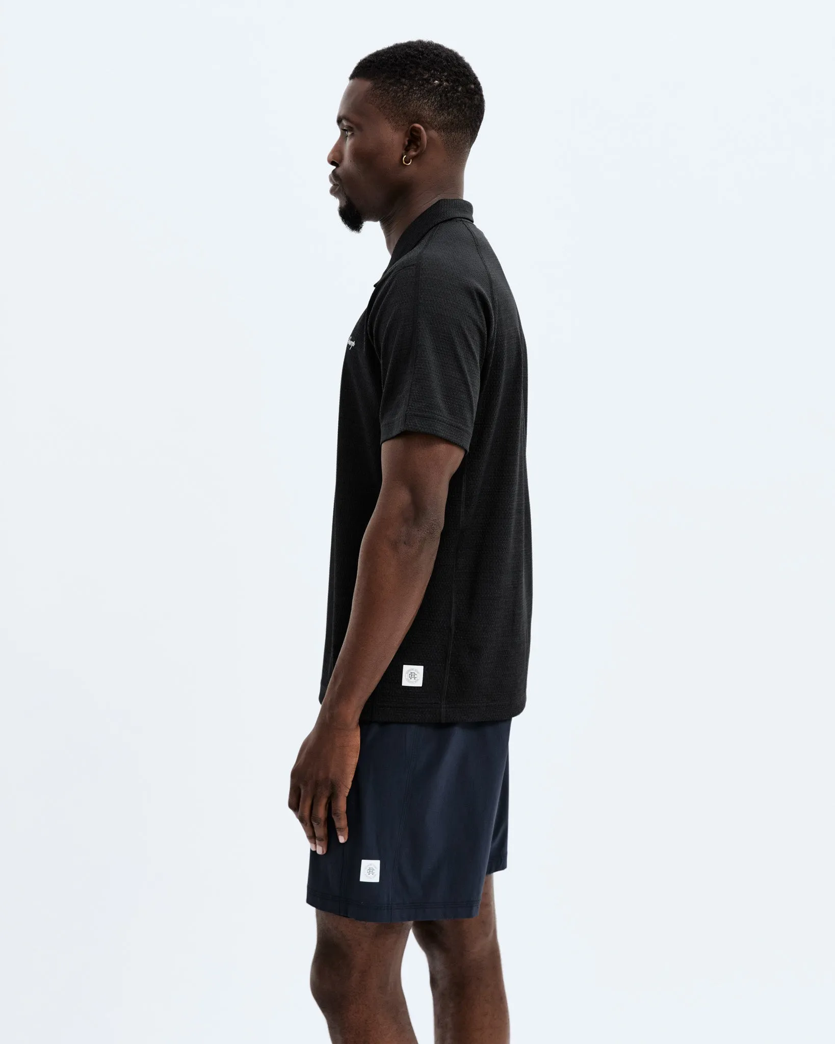 Solotex Mesh Script Polo sold by Reigning Champ product image thumbnail 3