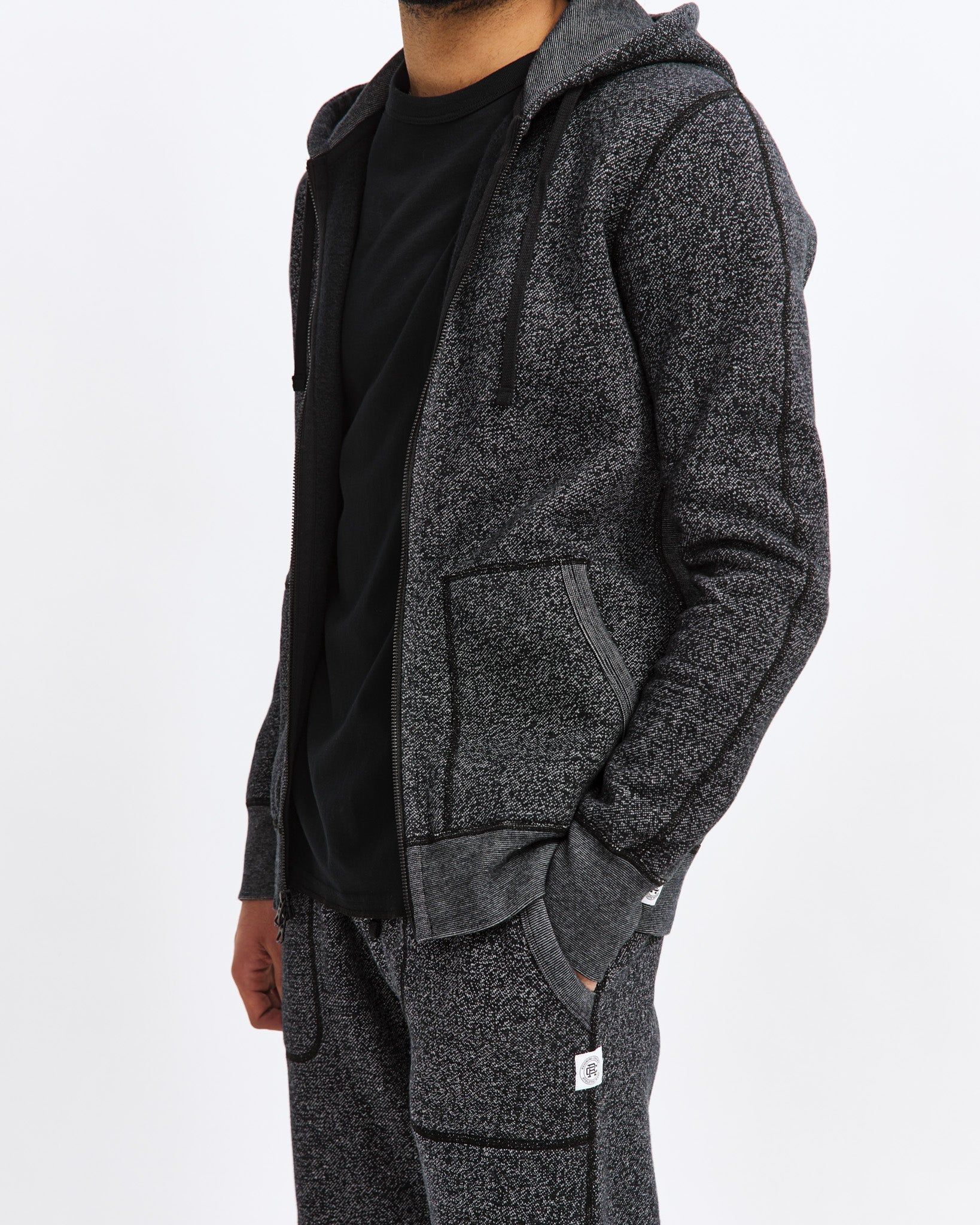 Tiger Fleece Full Zip Hoodie sold by Reigning Champ product image thumbnail 5