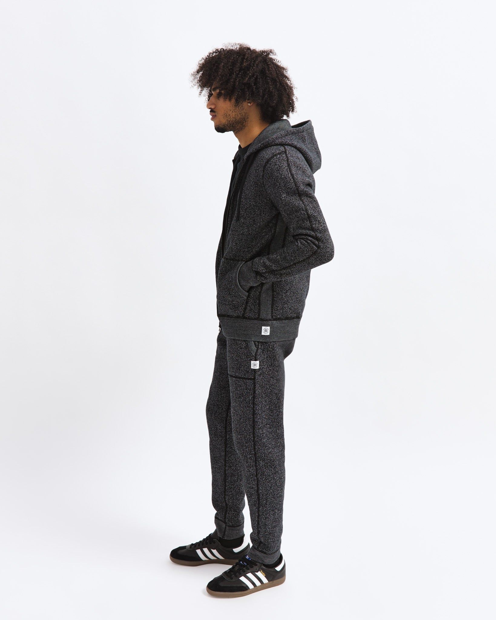 Tiger Fleece Full Zip Hoodie sold by Reigning Champ product image thumbnail 3