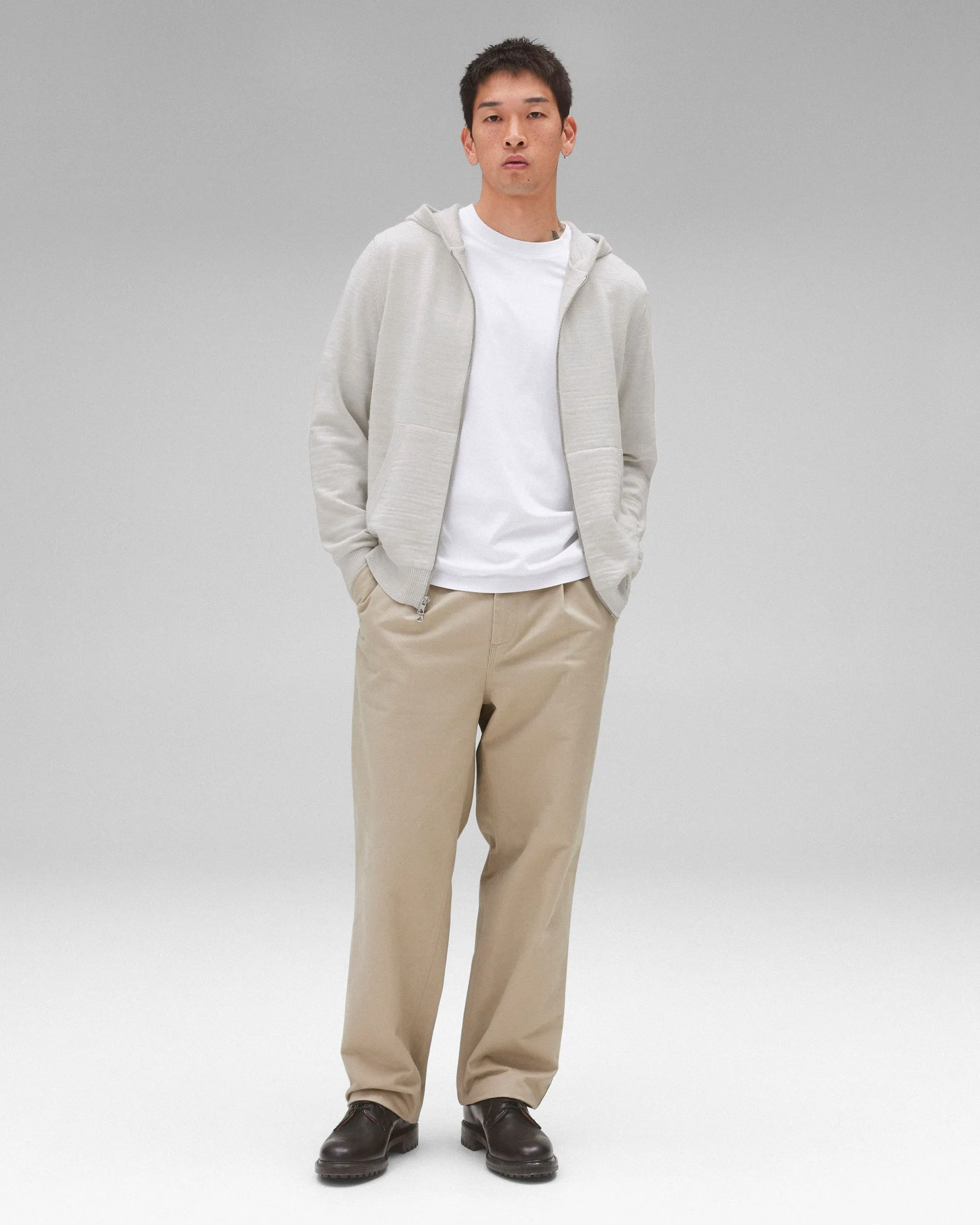 Cotton Slub Laurel Full Zip Hoodie sold by Reigning Champ product image thumbnail 3