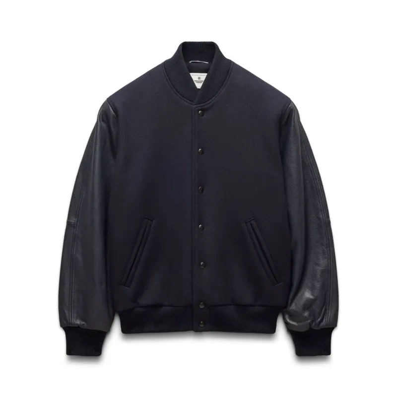 Melton Wool Varsity Jacket sold by Reigning Champ