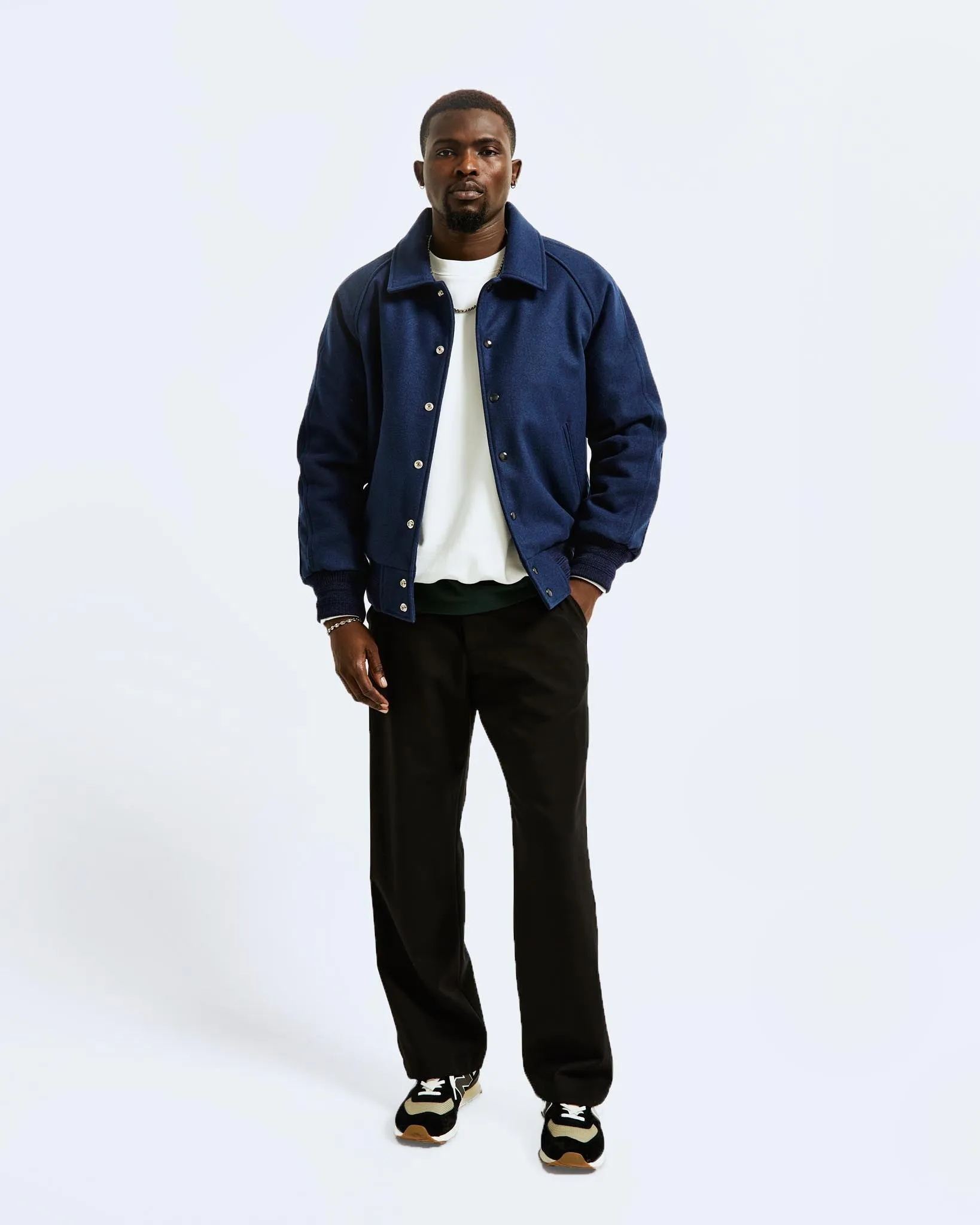 Lobos Varsity Jacket sold by Reigning Champ product image thumbnail 5