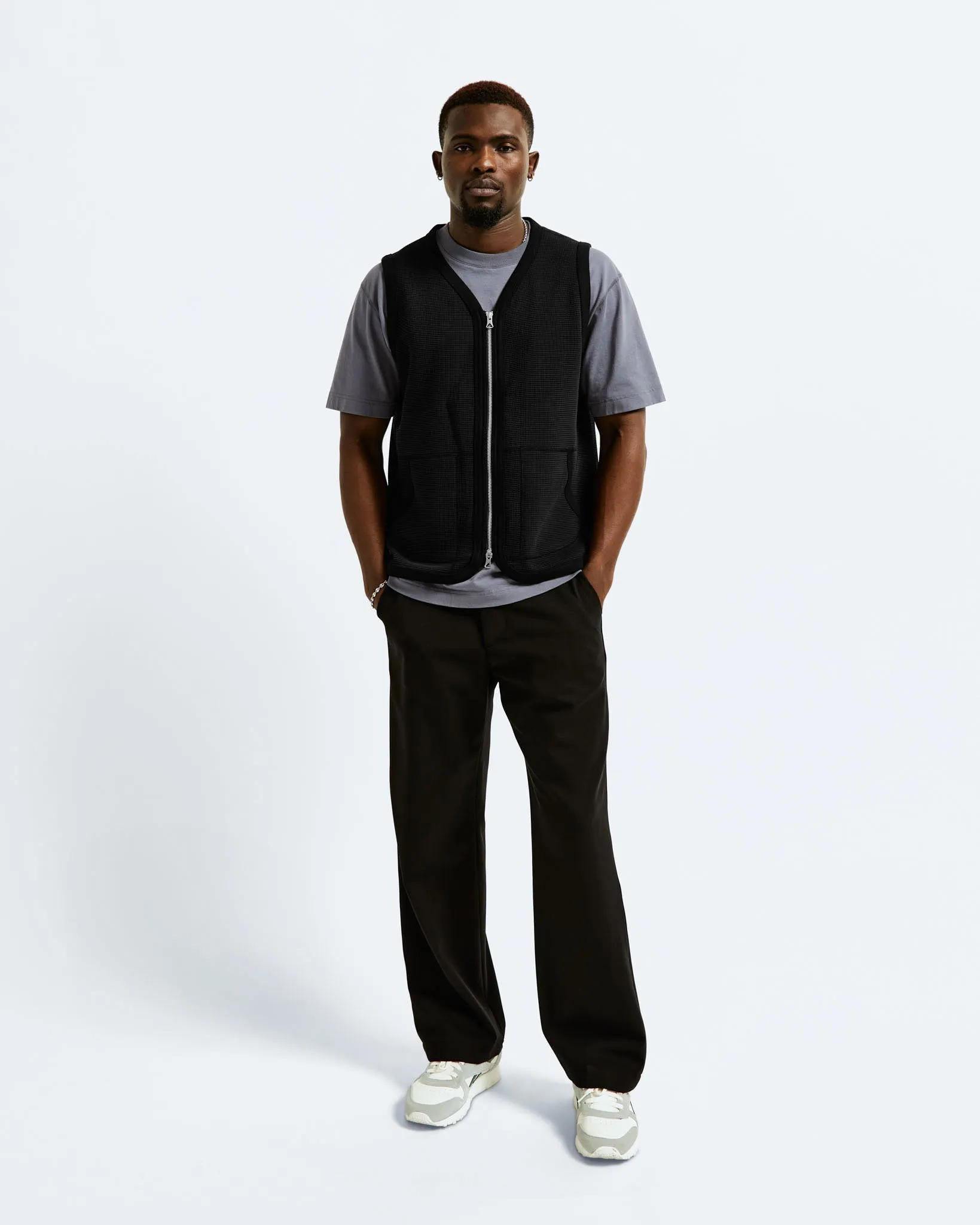 Flatback Thermal Zip Vest sold by Reigning Champ product image thumbnail 5