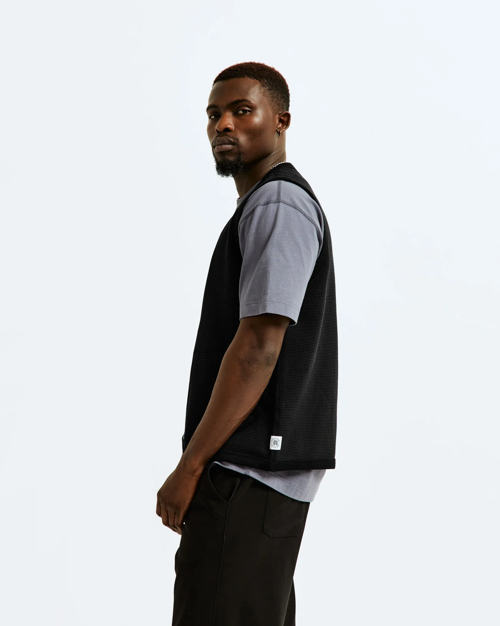 Flatback Thermal Zip Vest sold by Reigning Champ product image thumbnail 3