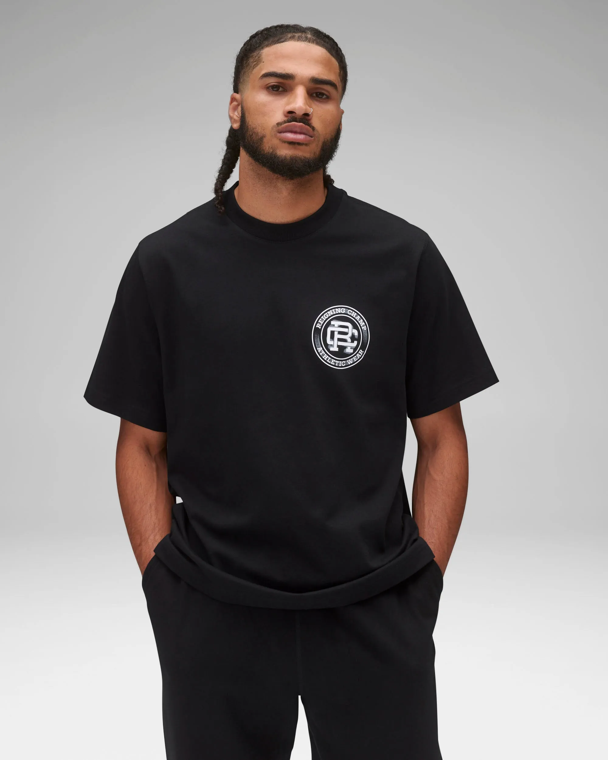 Midweight Jersey Motion Logo T-Shirt sold by Reigning Champ product image thumbnail 2