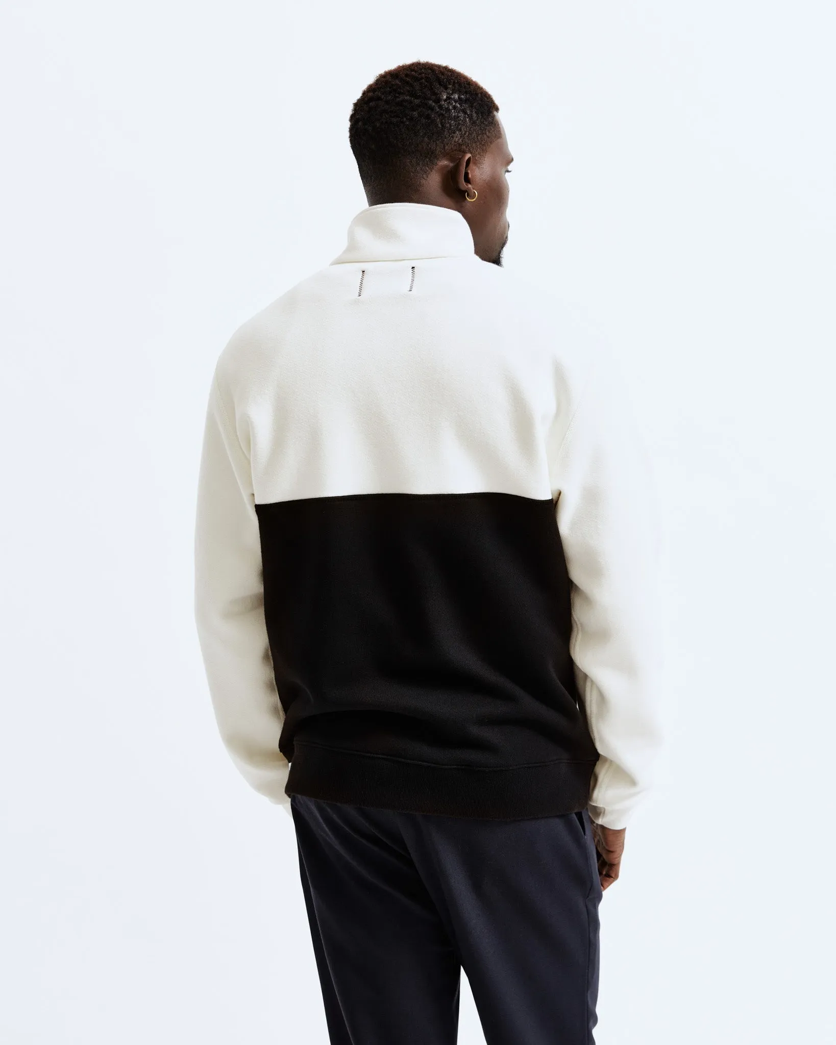 Midweight Fleece Colour Block Quarter Zip sold by Reigning Champ product image thumbnail 4