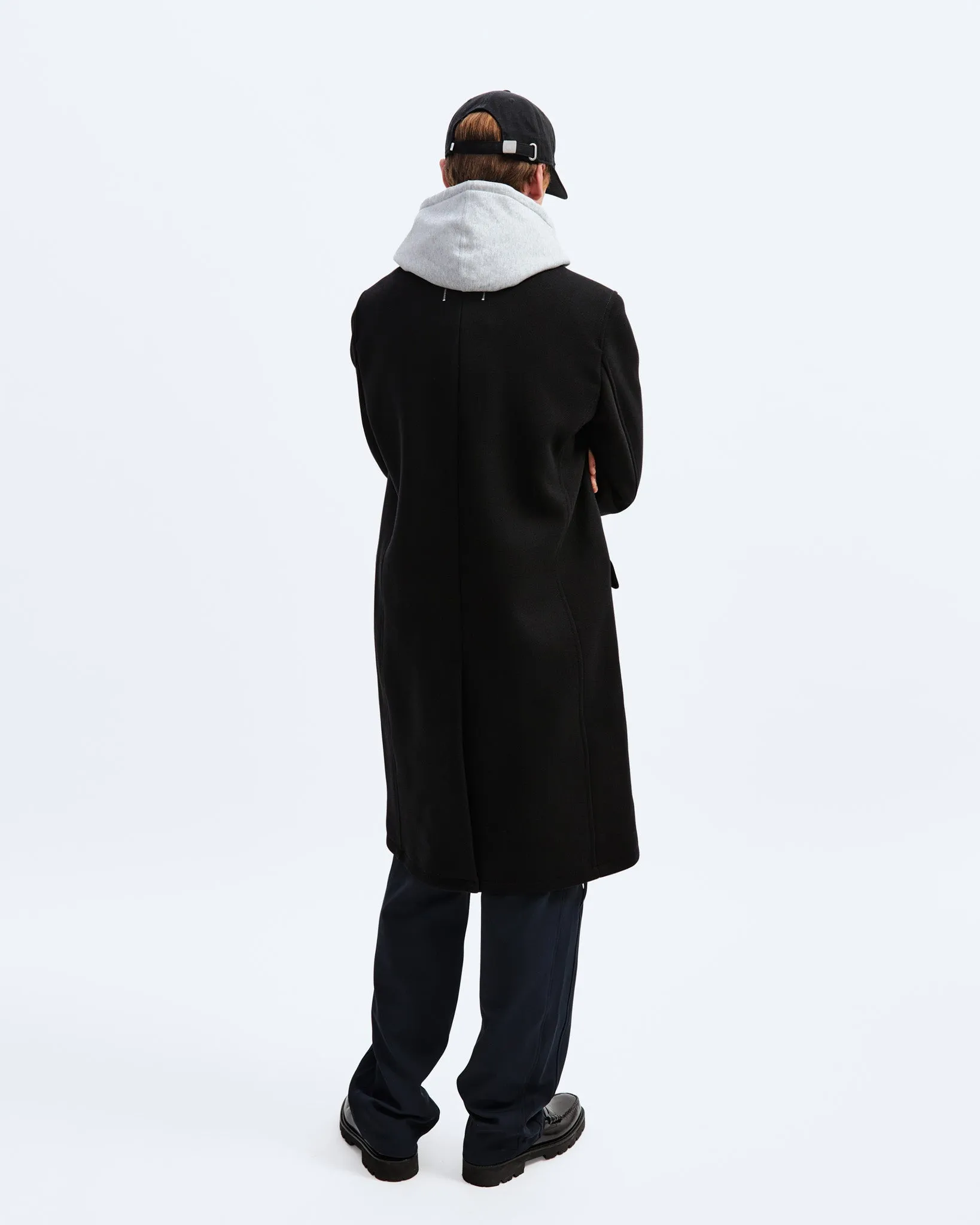 Melton Wool Polo Coat | Parallel