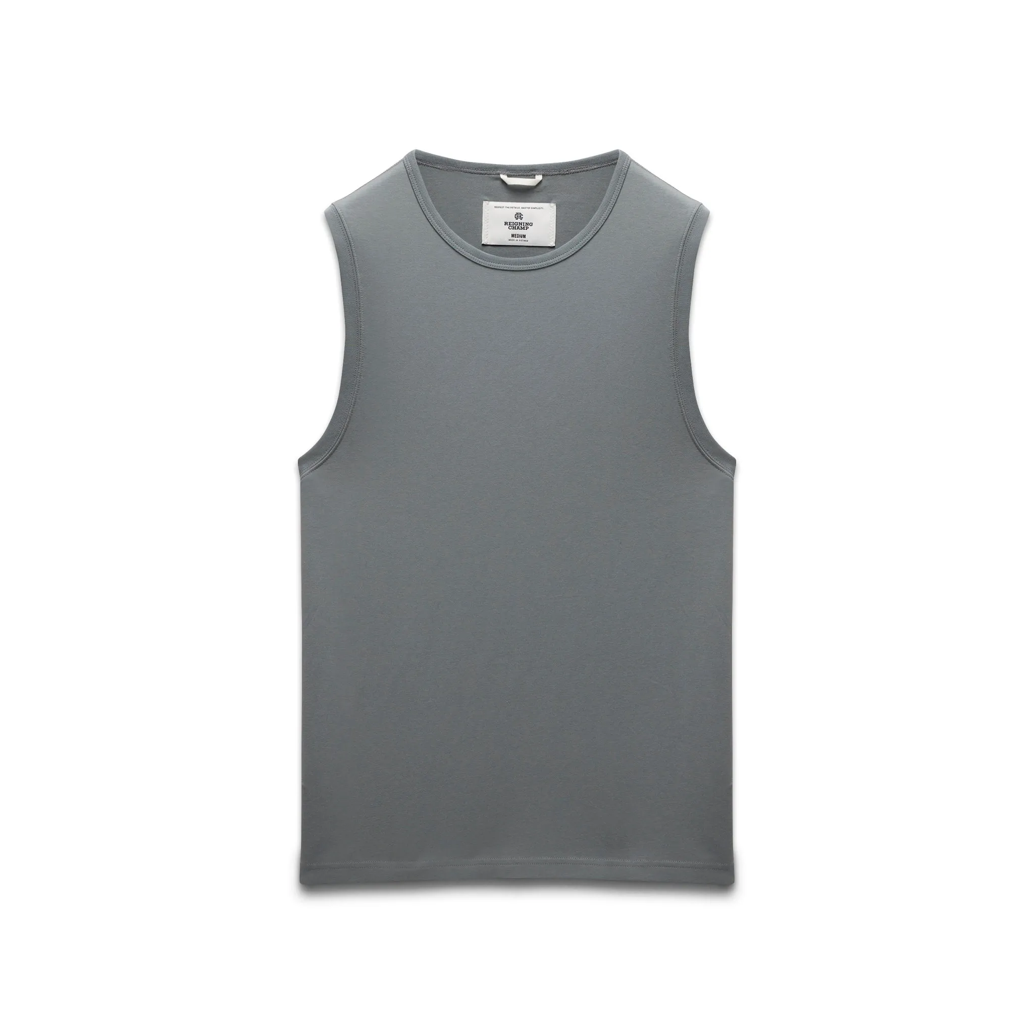 Copper Jersey Sleeveless Shirt - Vault sold by Reigning Champ
