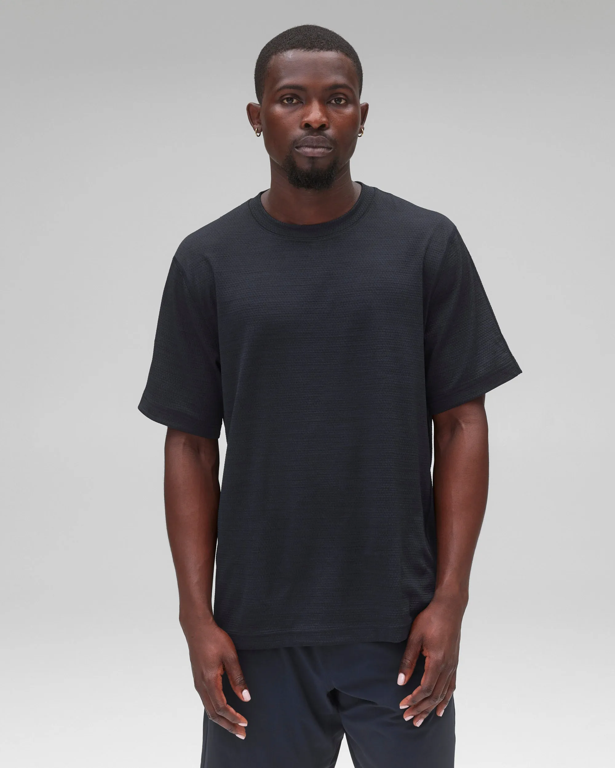 Solotex Mesh Tiebreak Standard T-Shirt - Vault sold by Reigning Champ product image thumbnail 2