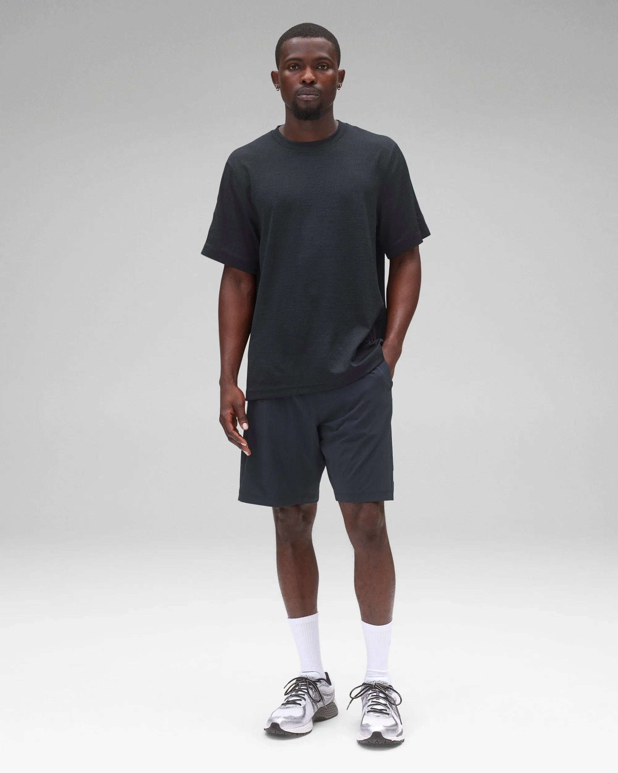 Solotex Mesh Tiebreak Standard T-Shirt - Vault sold by Reigning Champ product image thumbnail 3