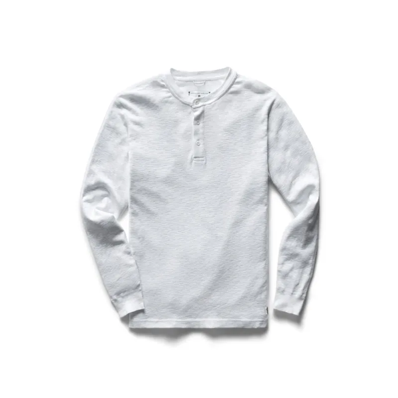 1X1 Slub Slim Henley sold by Reigning Champ